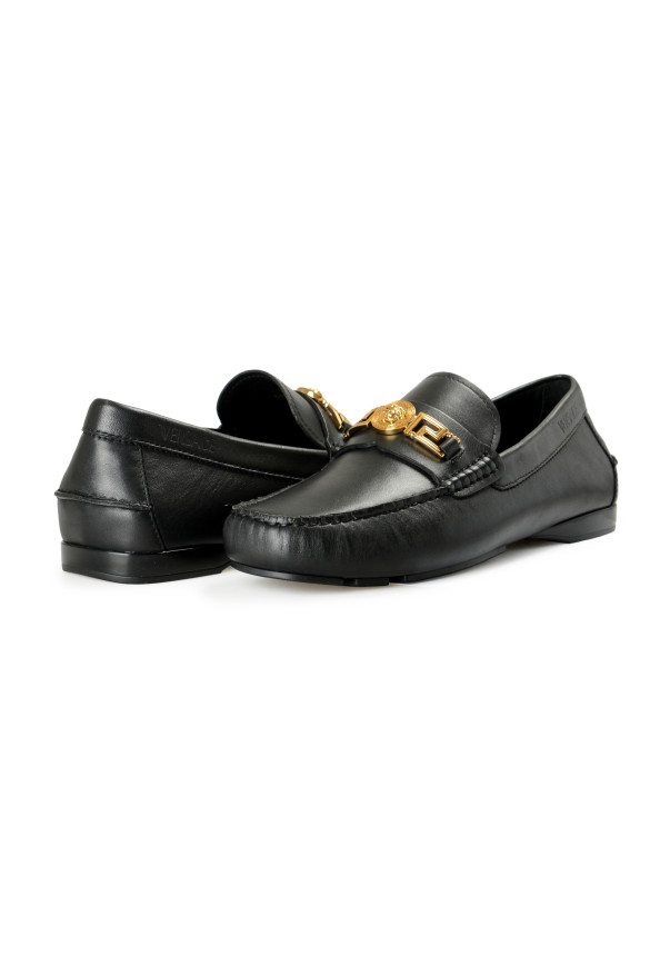 [TOP] VERSACE Men's Business Leather Shoes - Black