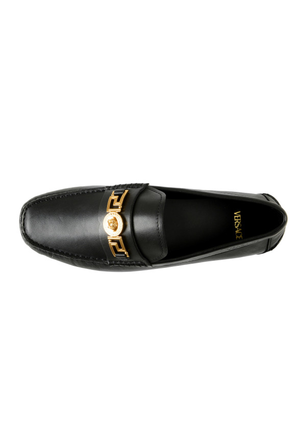 [TOP] VERSACE Men's Business Leather Shoes - Black