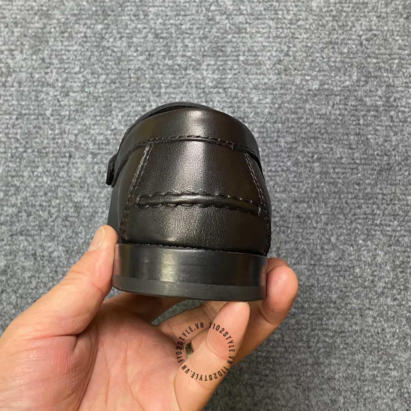 [TOP] FENDI Men's Business Leather Shoes - Black