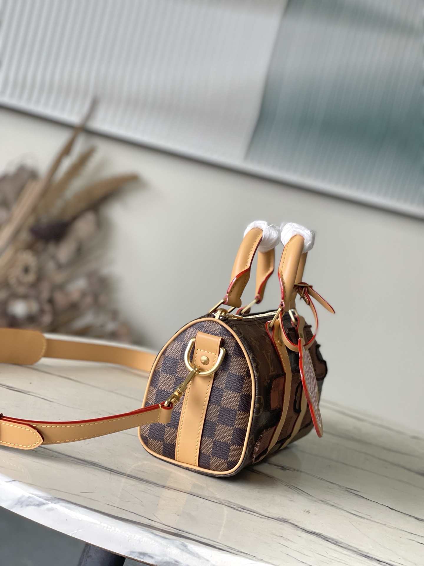 [TOP] Louis Vuitton LV Keepall Bandoulière 25 Boro Handbag 15 x 11 x 25cm - Brown