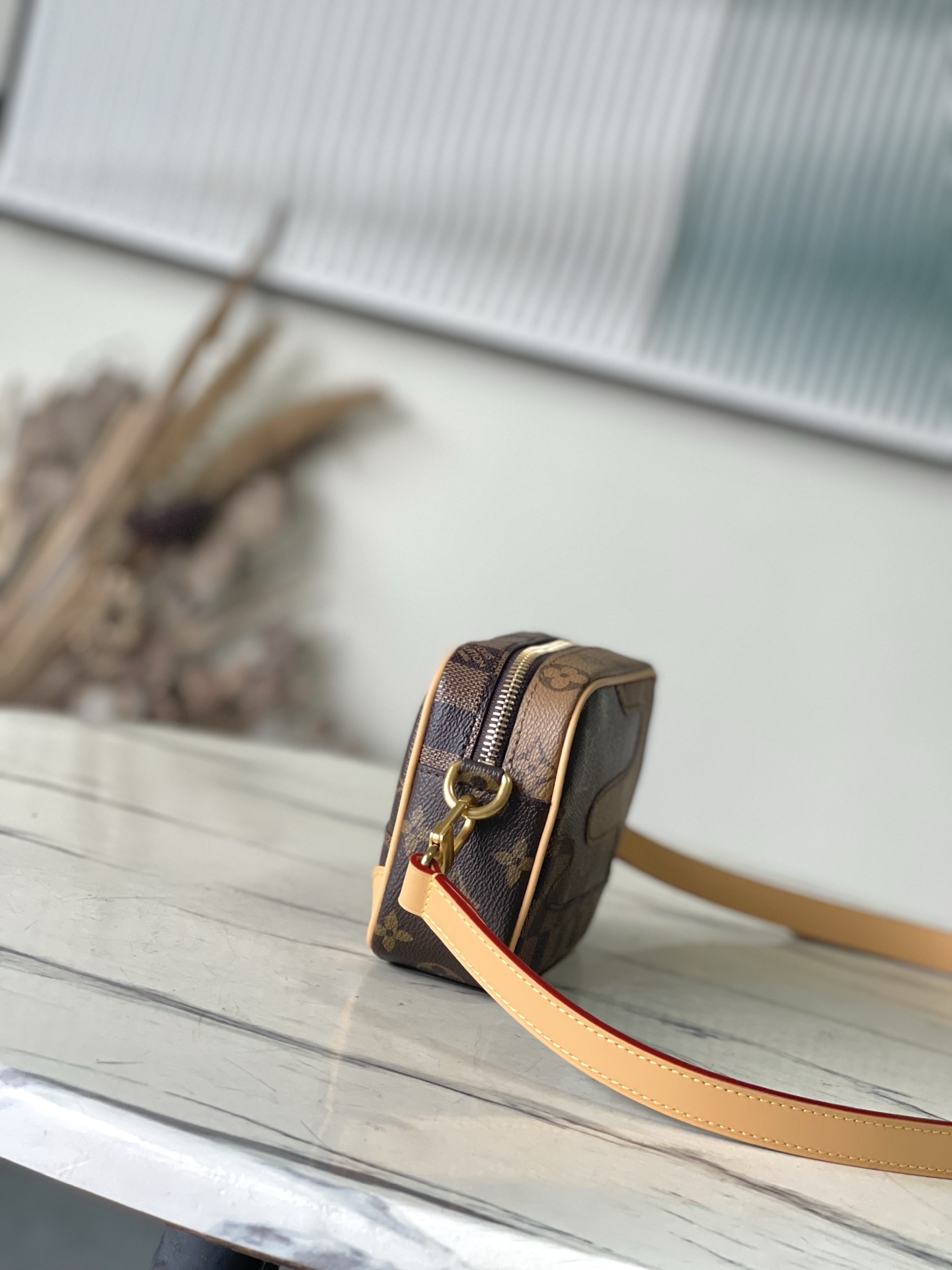 [TOP] Louis Vuitton LV Damier Monogram Reverse Trocadéro Bag 13 x 6.5 x 20 cm - Brown