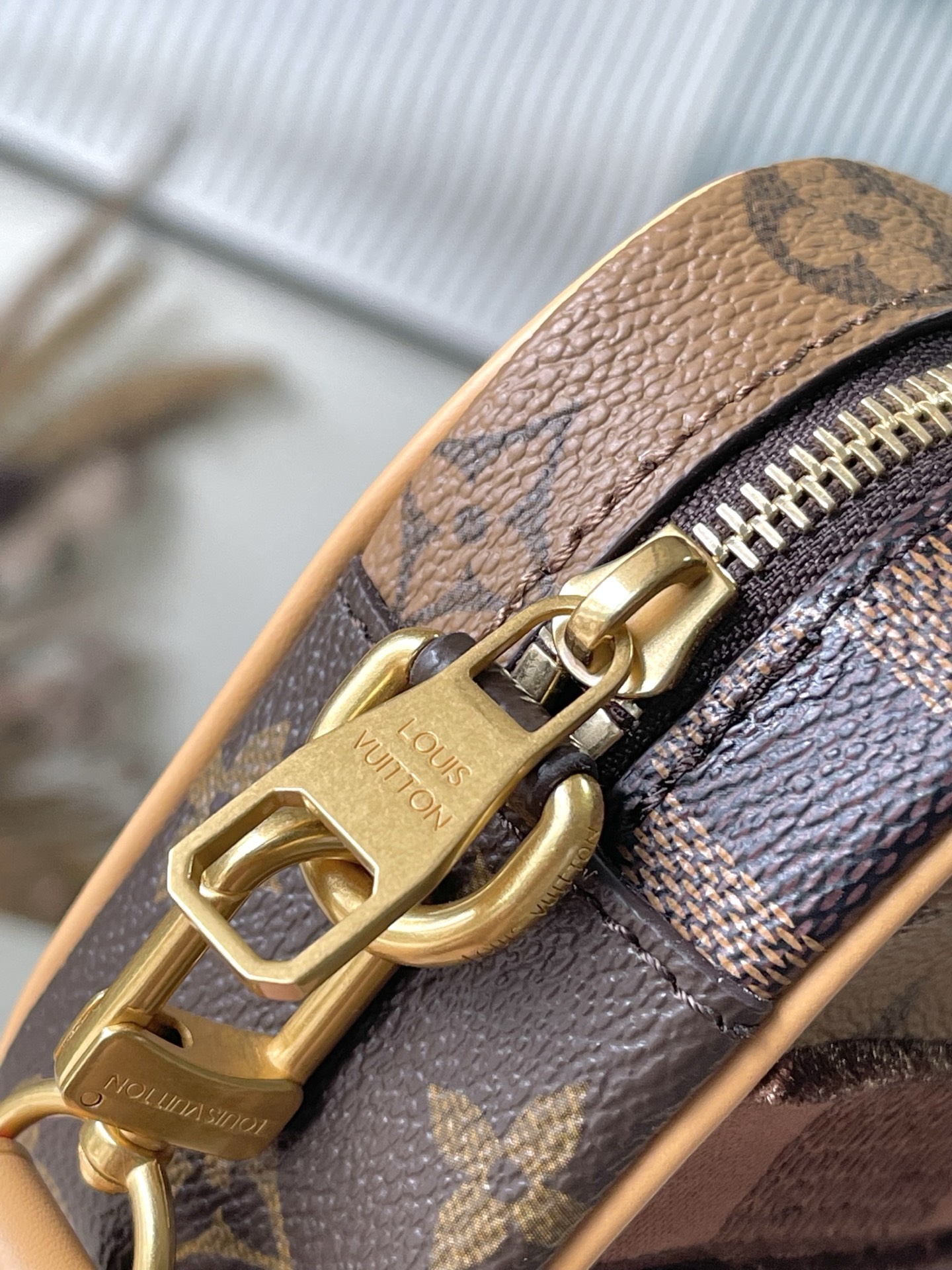 [TOP] Louis Vuitton LV Damier Monogram Reverse Trocadéro Bag 13 x 6.5 x 20 cm - Brown