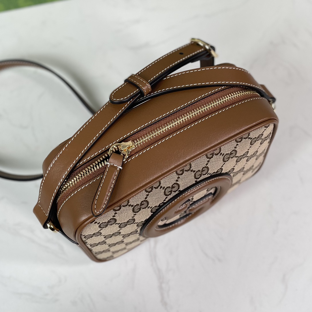 [TOP] GUCCI Blondie Mini Shoulder Bag 21x 15.5x 8cm - Brown