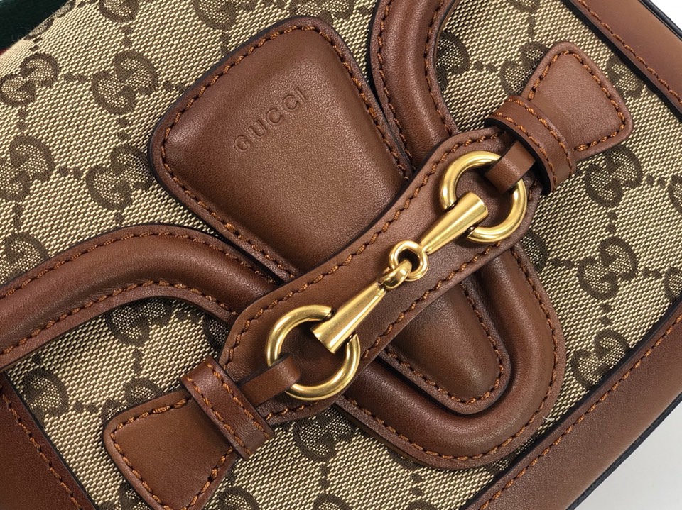 [TOP] GUCCI GG Monogram  Lady Web Shoulder Bag 25x18.5x7cm/20x15.5x5cm - 2 Colour