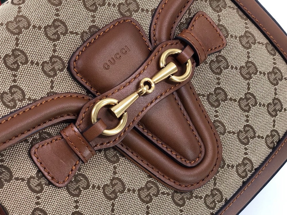 [TOP] GUCCI GG Monogram  Lady Web Shoulder Bag 25x18.5x7cm/20x15.5x5cm - 2 Colour