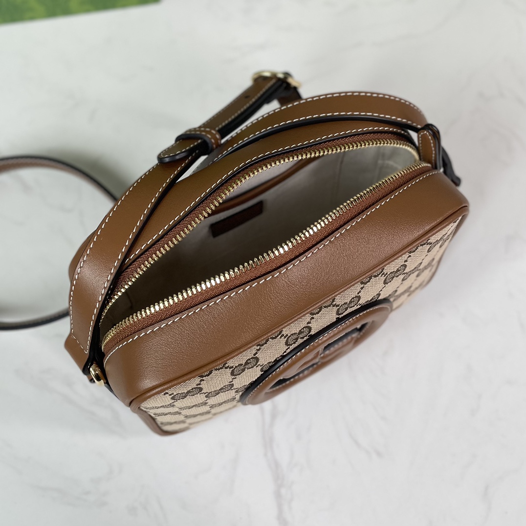 [TOP] GUCCI Blondie Mini Shoulder Bag 21x 15.5x 8cm - Brown