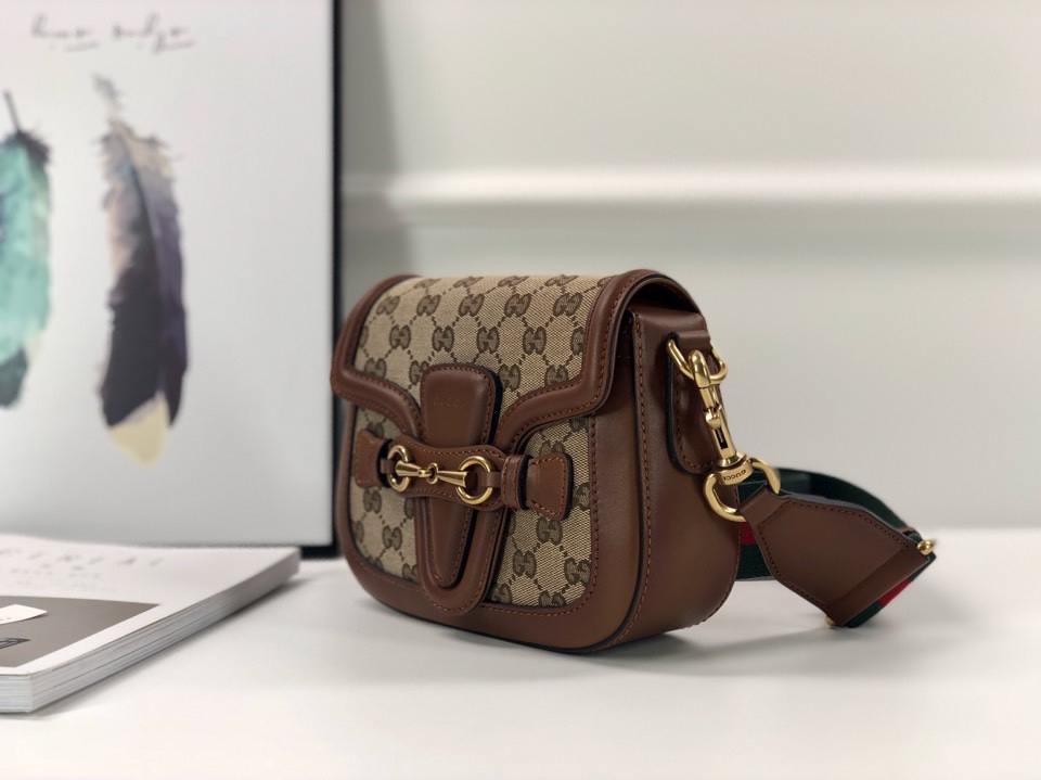 [TOP] GUCCI GG Monogram  Lady Web Shoulder Bag 25x18.5x7cm/20x15.5x5cm - 2 Colour