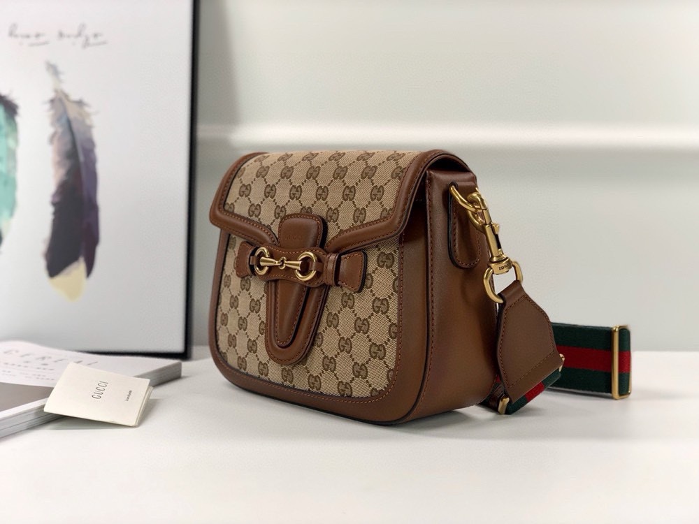 [TOP] GUCCI GG Monogram  Lady Web Shoulder Bag 25x18.5x7cm/20x15.5x5cm - 2 Colour