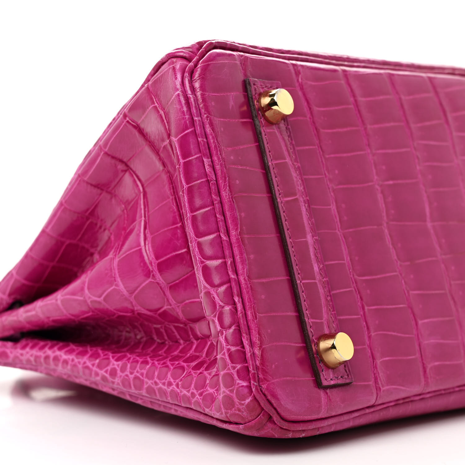 [TOP] HERMES Birkin Crocodile 25CM/30CM/35CM/40CM- Rose Scheherazade & GHW