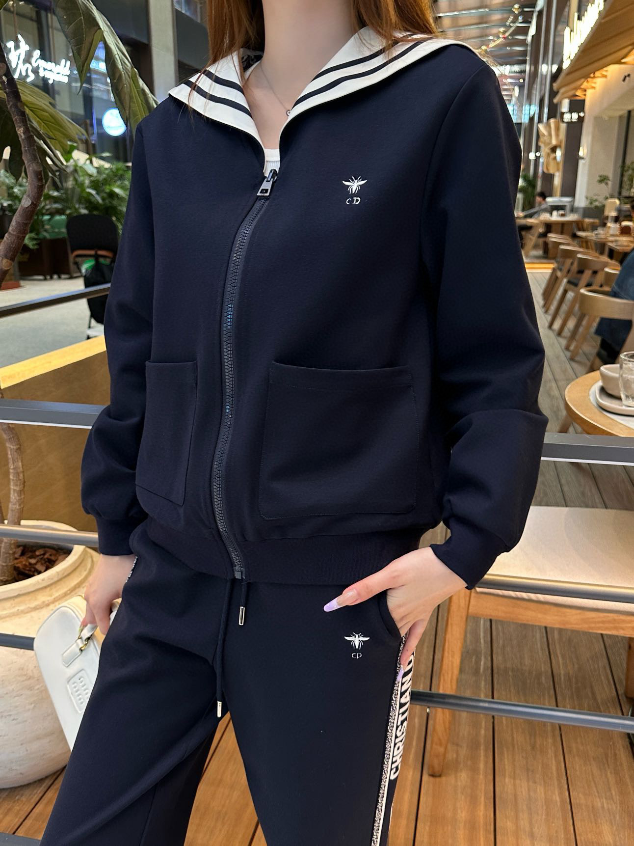 [TOP] Christian Dior Reversible Hooded Jacket + Pants Set - 2 Color