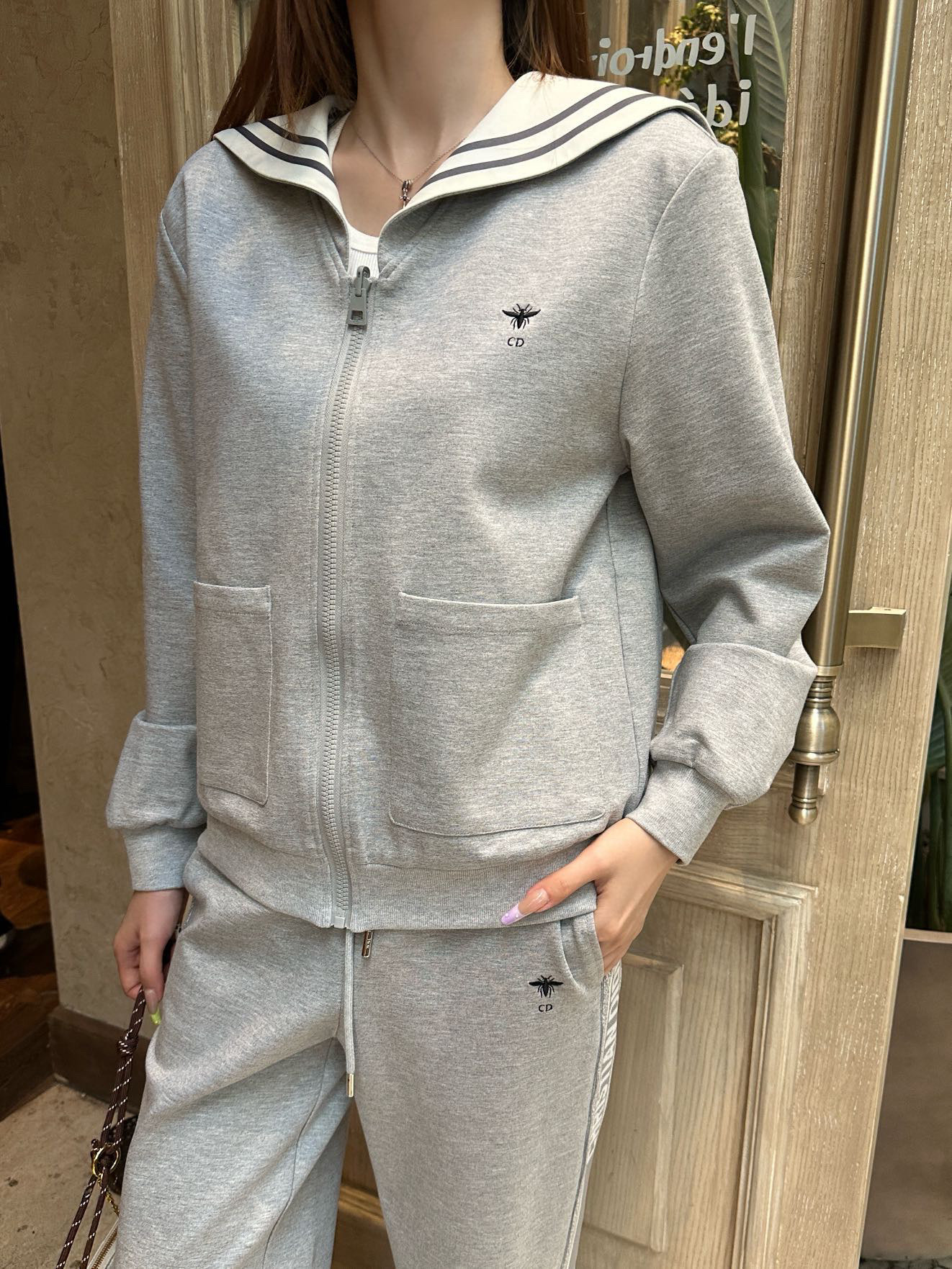 [TOP] Christian Dior Reversible Hooded Jacket + Pants Set - 2 Color