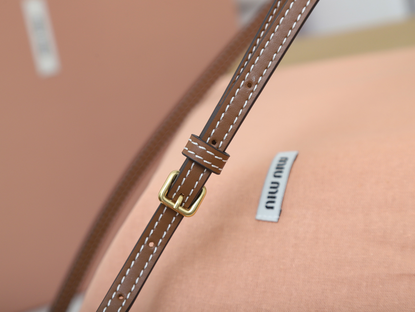 [TOP] Miu Miu Tote Bags 20x24cm/35x40cm - Beige