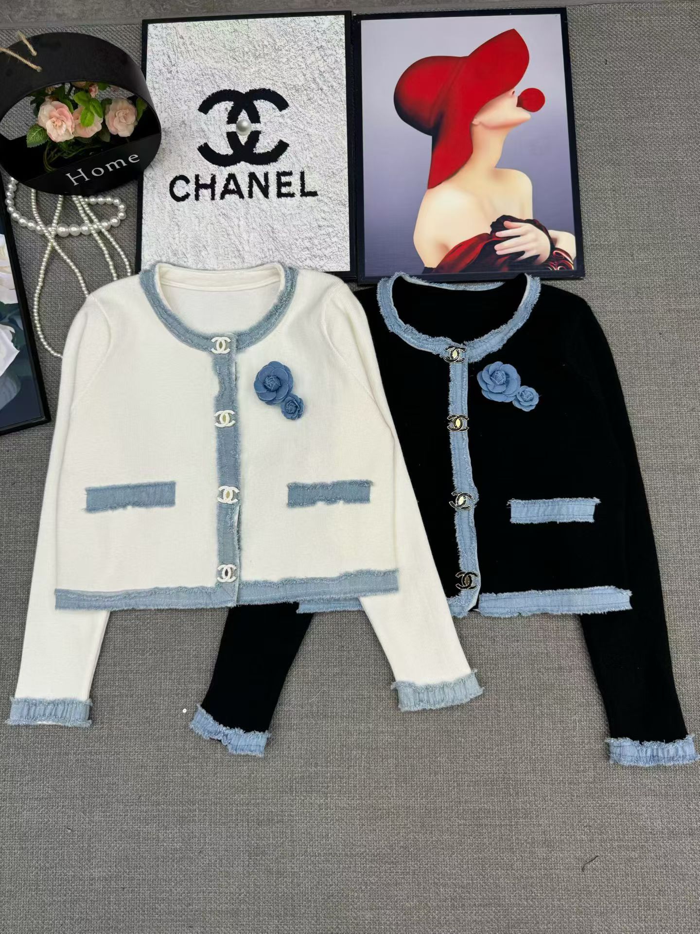 [TOP] CHANEL Knitted Cardigan -  2 Colors