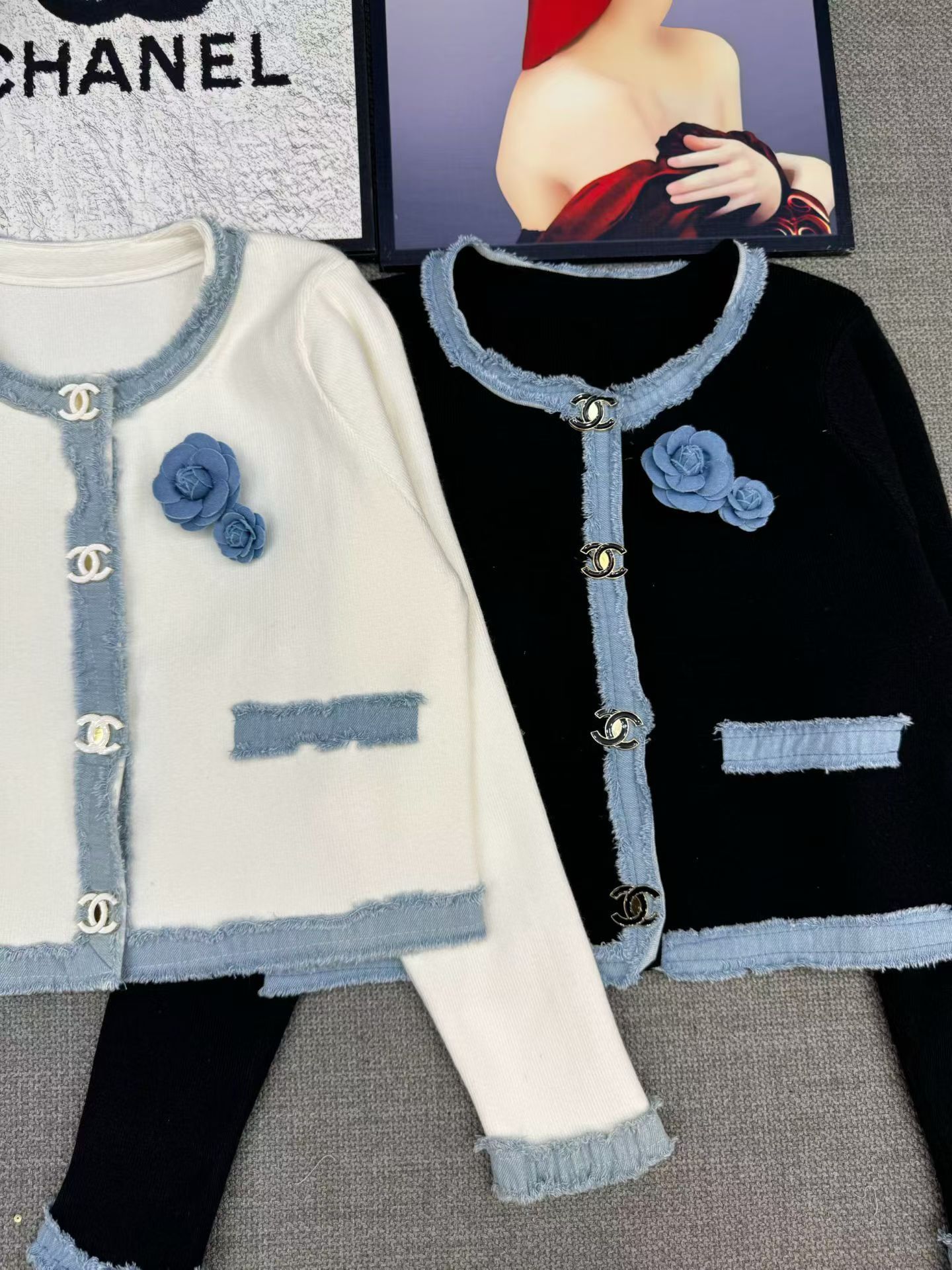 [TOP] CHANEL Knitted Cardigan -  2 Colors