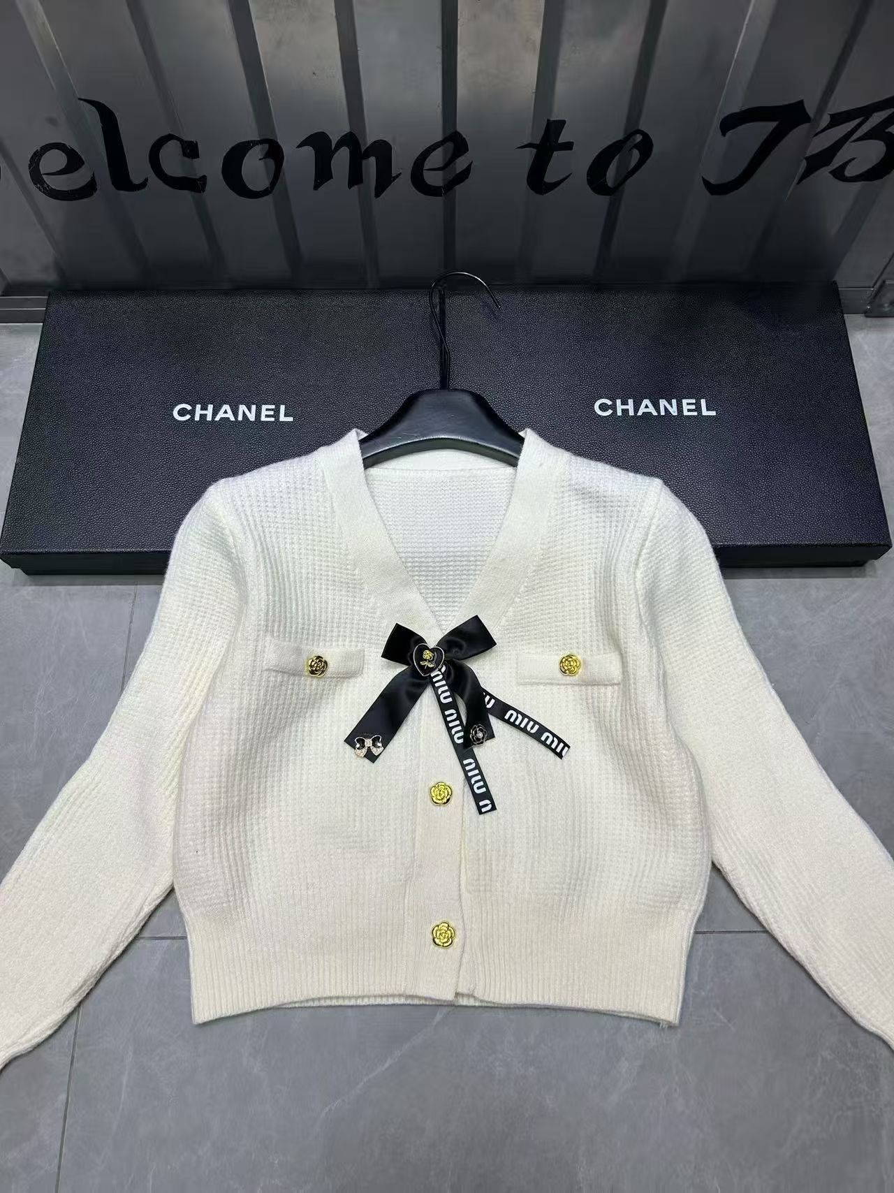 [TOP] CHANEL Knitted Cardigan -  5 Colors