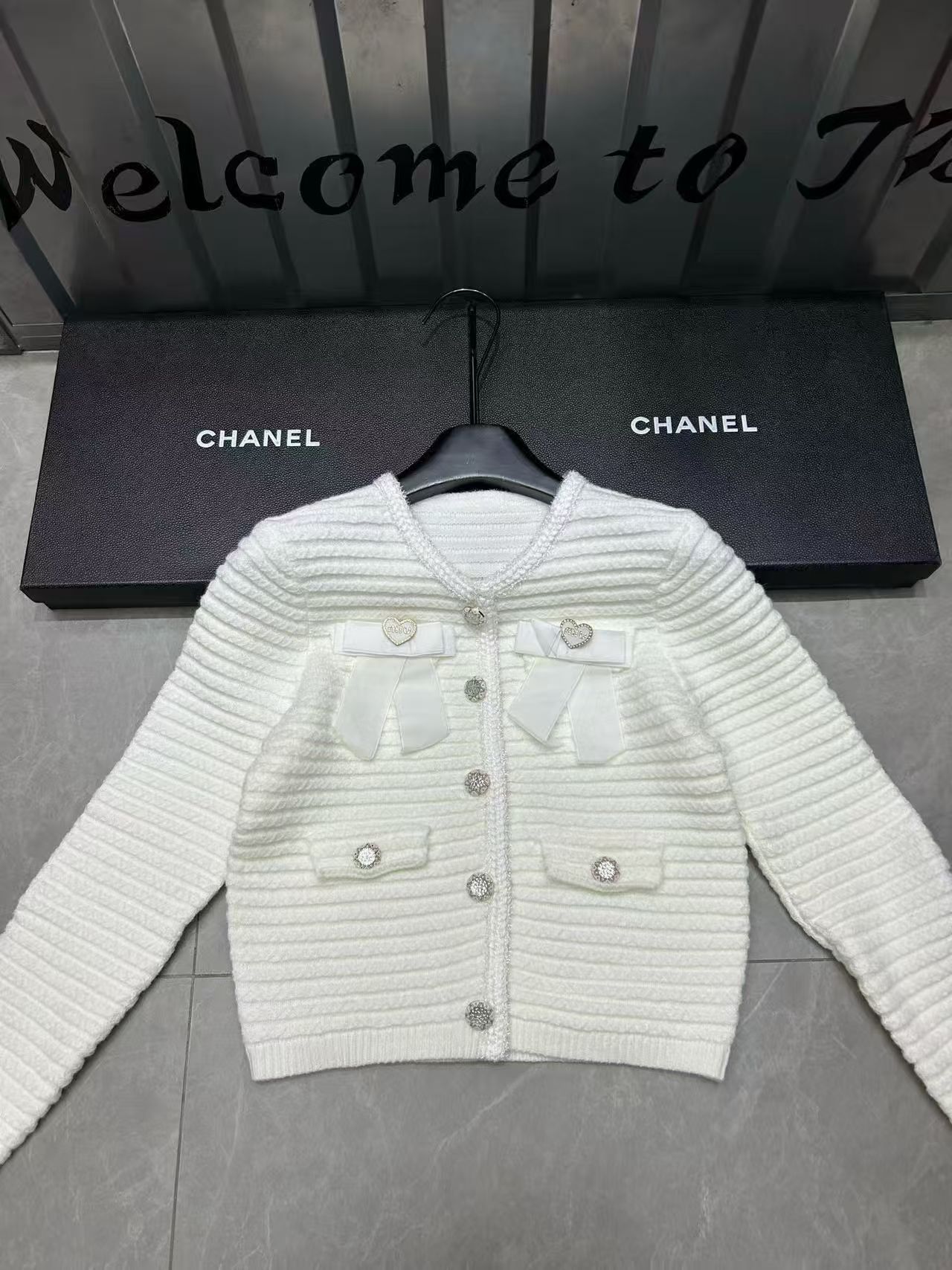 [TOP] CHANEL Knitted Cardigan -  3 Colors