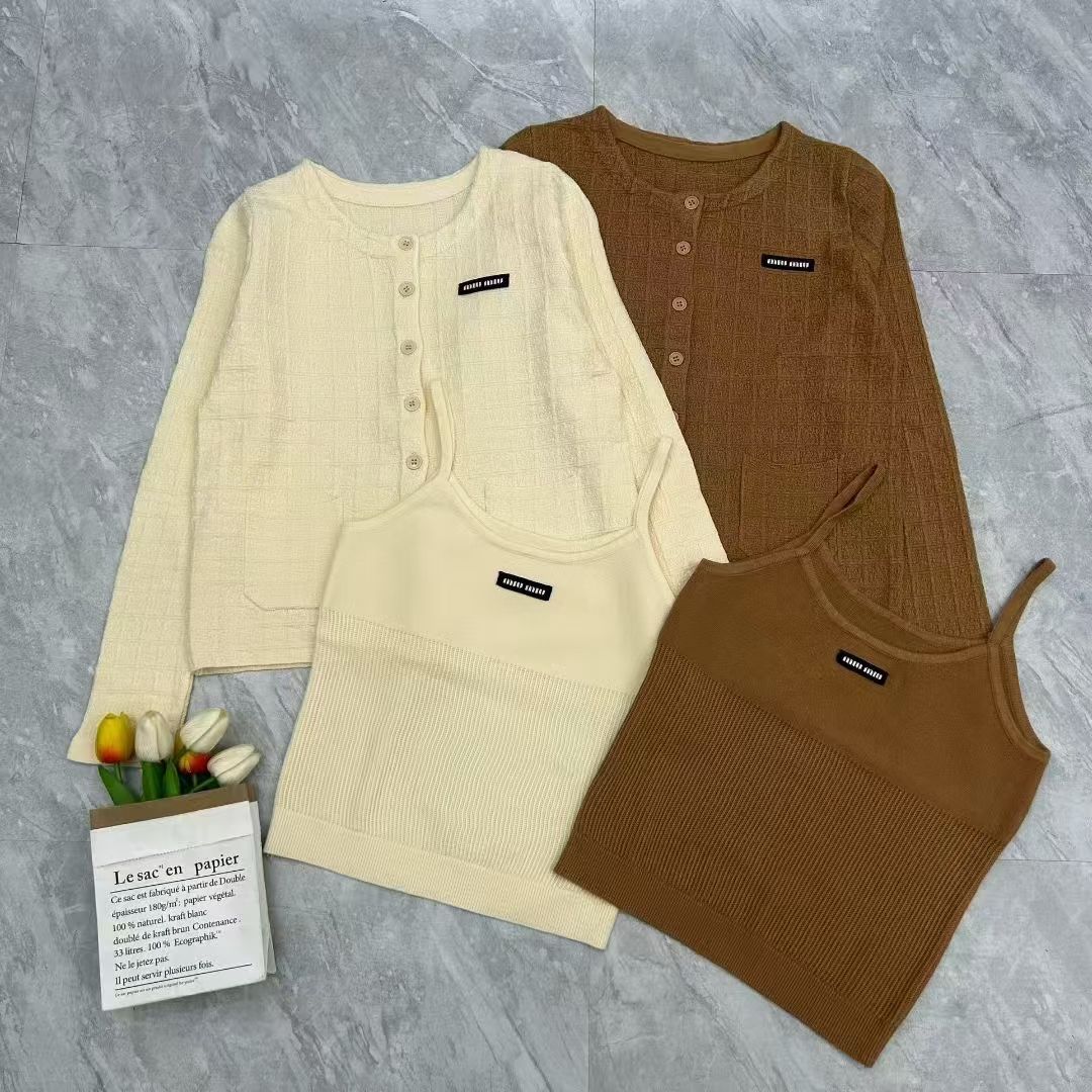 [TOP] Miu Miu Knit Set - 2 Color