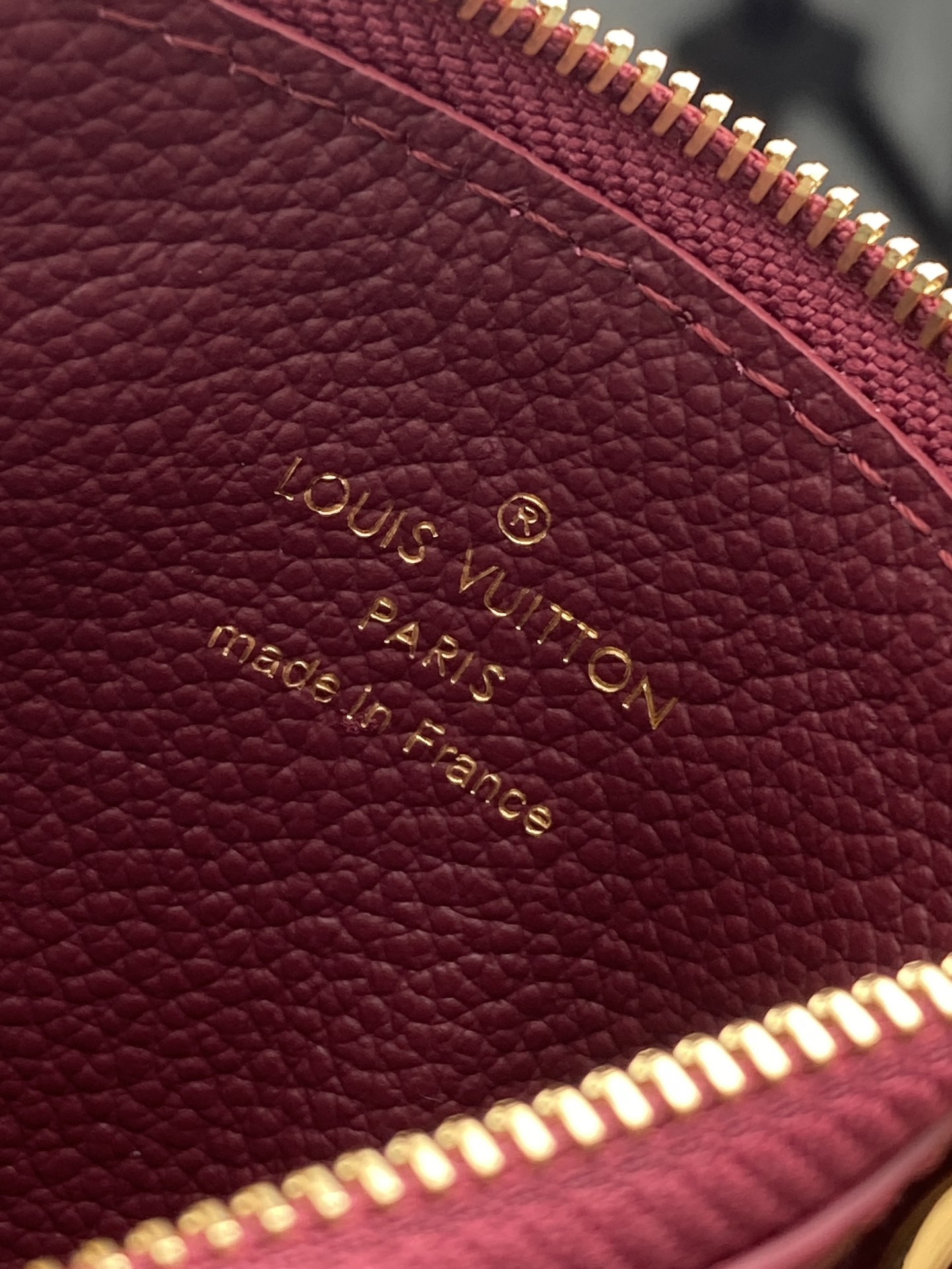 [TOP] Louis Vuitton LV Empreinte Romy Card Holder 12x8x0.8cm - Purple