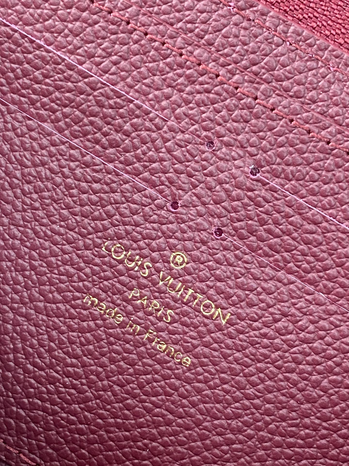 [TOP] Louis Vuitton LV Sarah Empreinte Wallet 19x10cm - Purple