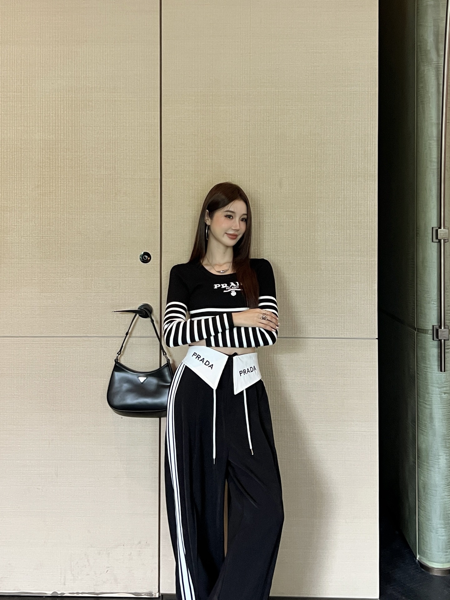 [TOP] PRADA Pant - Black