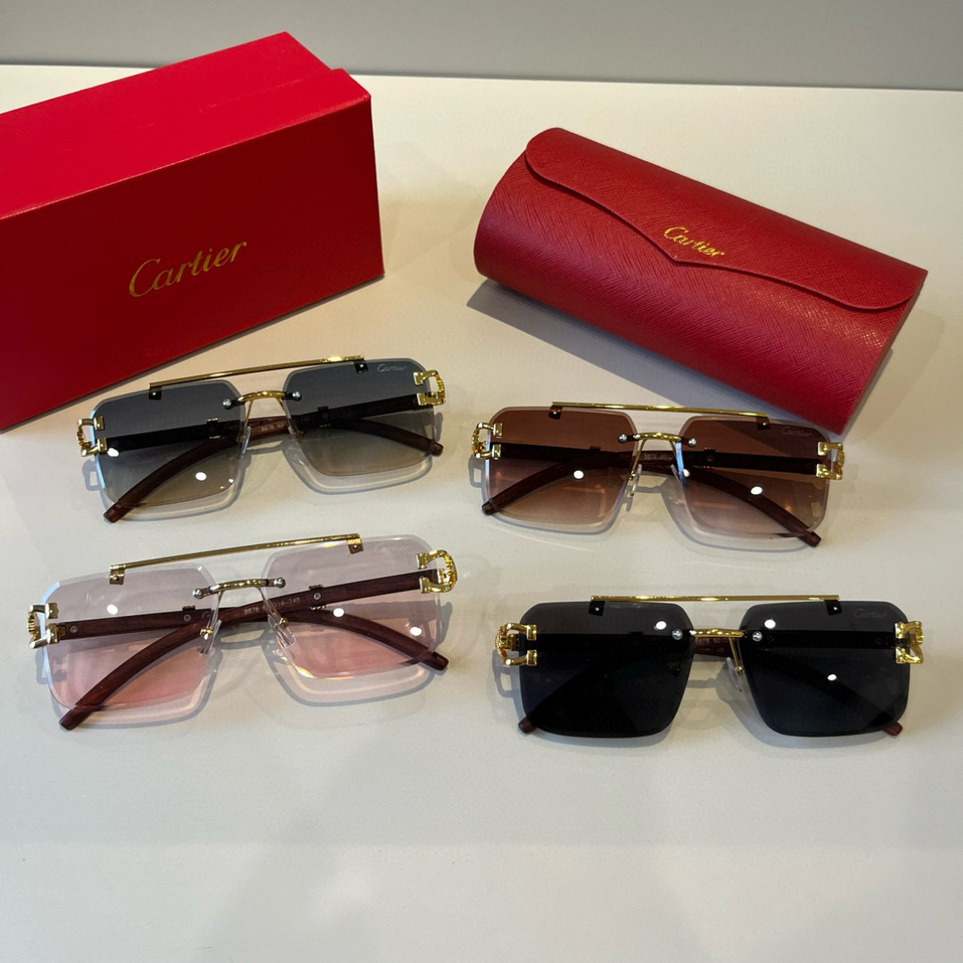 [TOP] CARTIER Sunglasses - 4 Colors