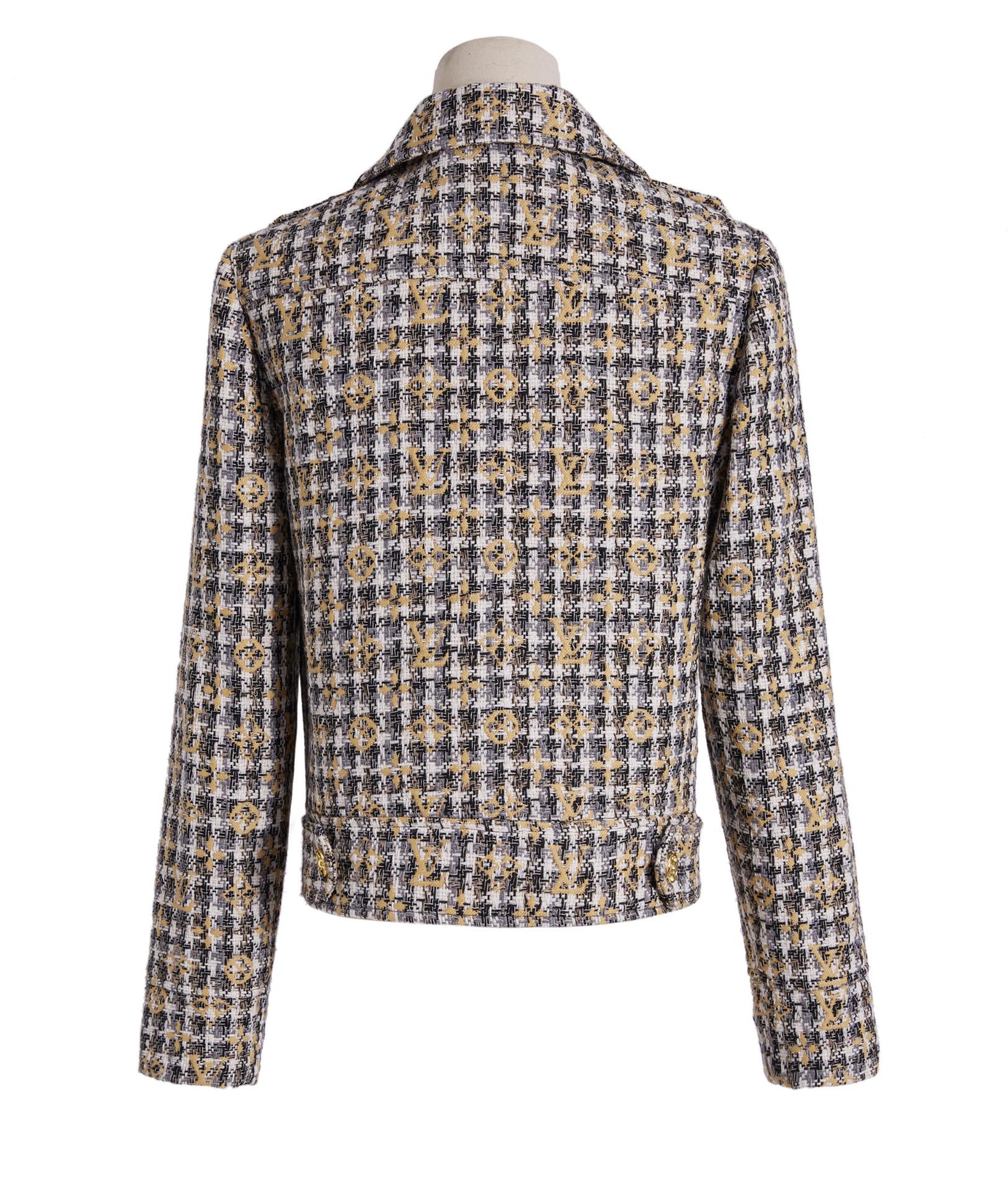[TOP] Louis Vuitton LV Tweed Jacket - Black