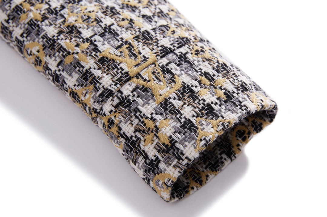 [TOP] Louis Vuitton LV Tweed Jacket - Black