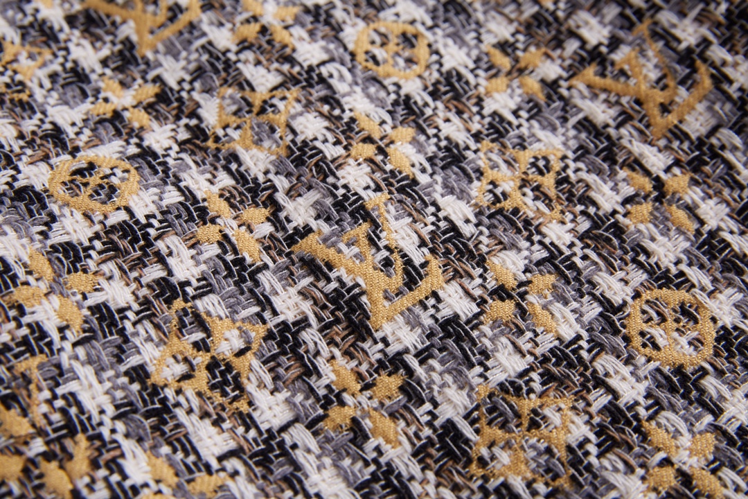 [TOP] Louis Vuitton LV Tweed Jacket - Black