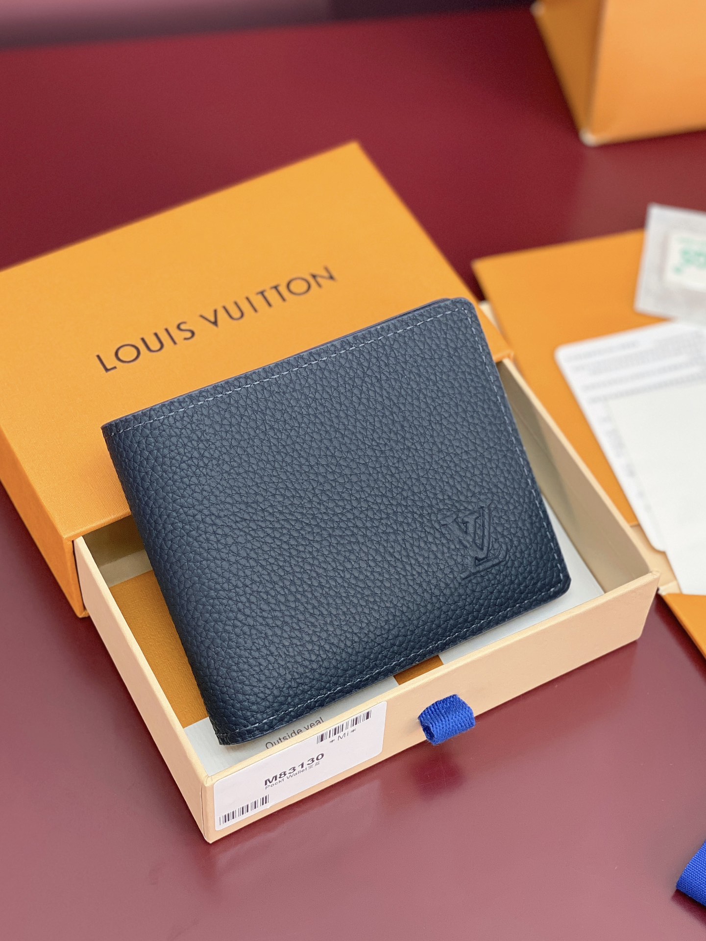 [TOP] Louis Vuitton LV Multiple Wallet Cowhide 11.5x9x1.5cm - 2 Color