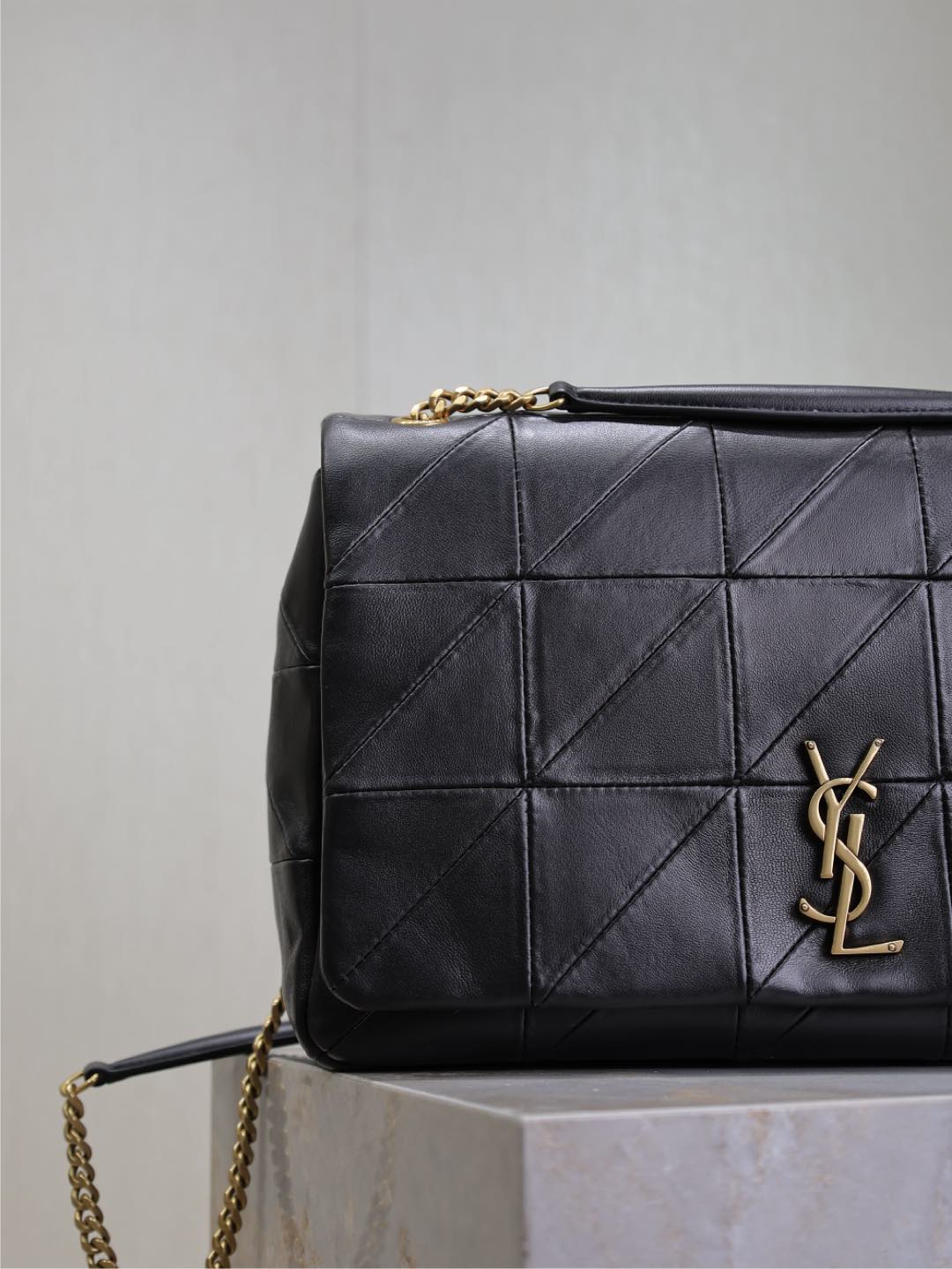 [TOP] Yves Saint Laurent YSL Jamie Bag 33×22×7.5cm/25x15x7.5cm- Black