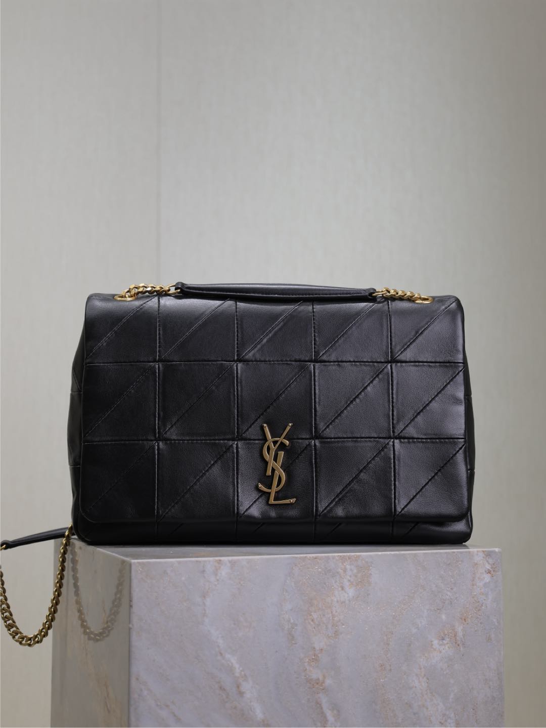 [TOP] Yves Saint Laurent YSL Jamie Bag 33×22×7.5cm/25x15x7.5cm- Black