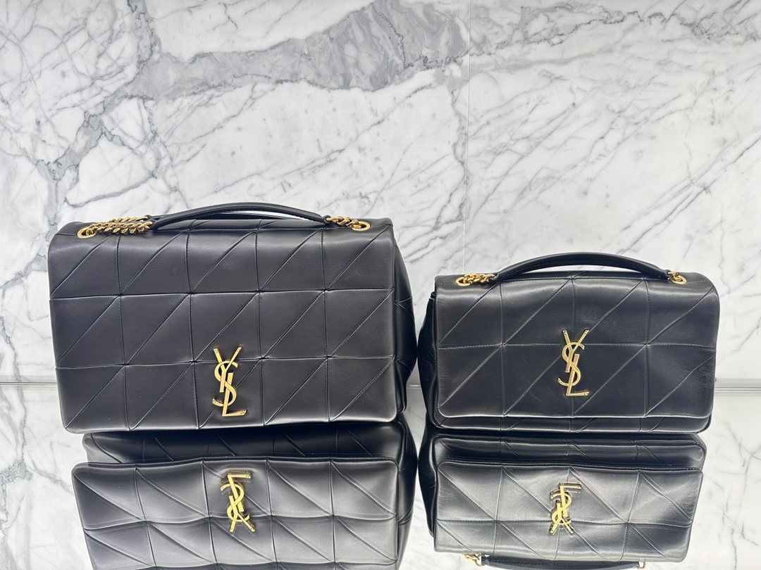 [TOP] Yves Saint Laurent YSL Jamie Bag 33×22×7.5cm/25x15x7.5cm- Black