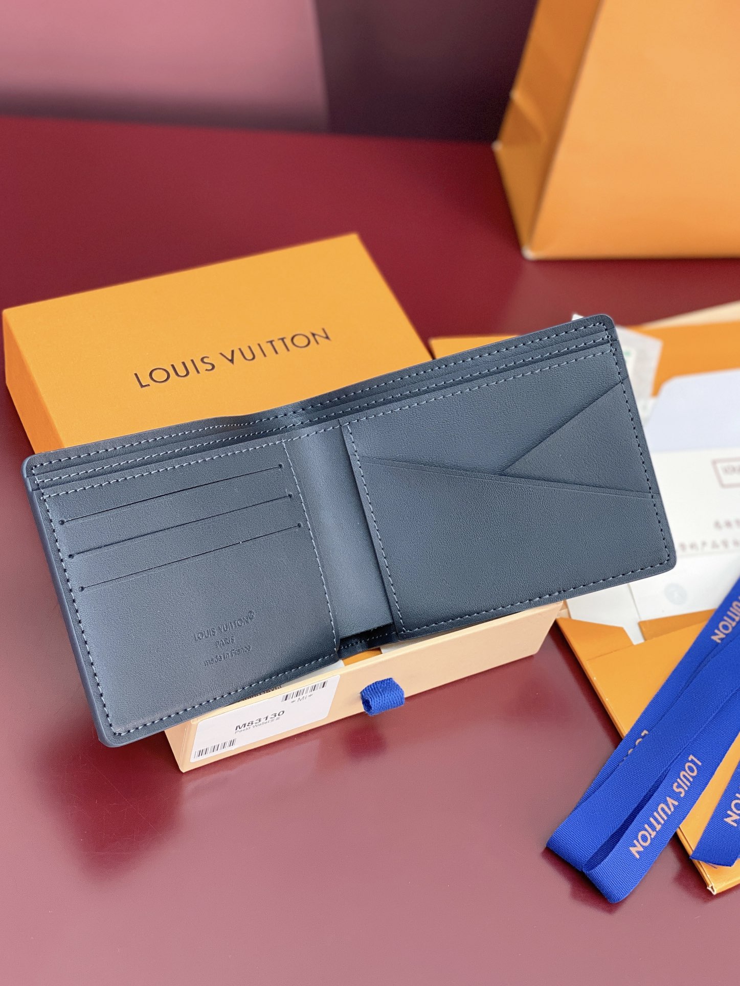 [TOP] Louis Vuitton LV Multiple Wallet Cowhide 11.5x9x1.5cm - 2 Color