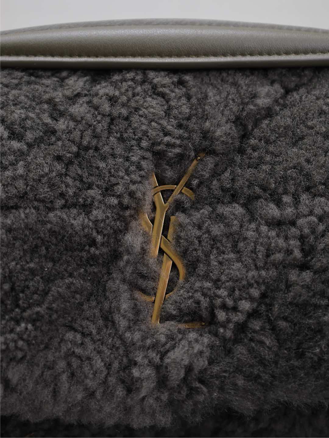 [TOP] Yves Saint Laurent YSL Wool Jamie Bag 25x15x7.5cm/20×12.5×6.5cm - Green