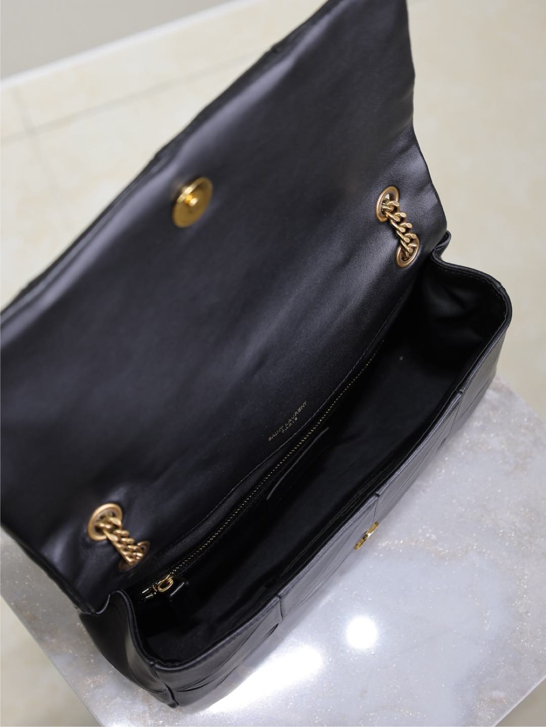 [TOP] Yves Saint Laurent YSL Jamie Bag 33×22×7.5cm/25x15x7.5cm- Black