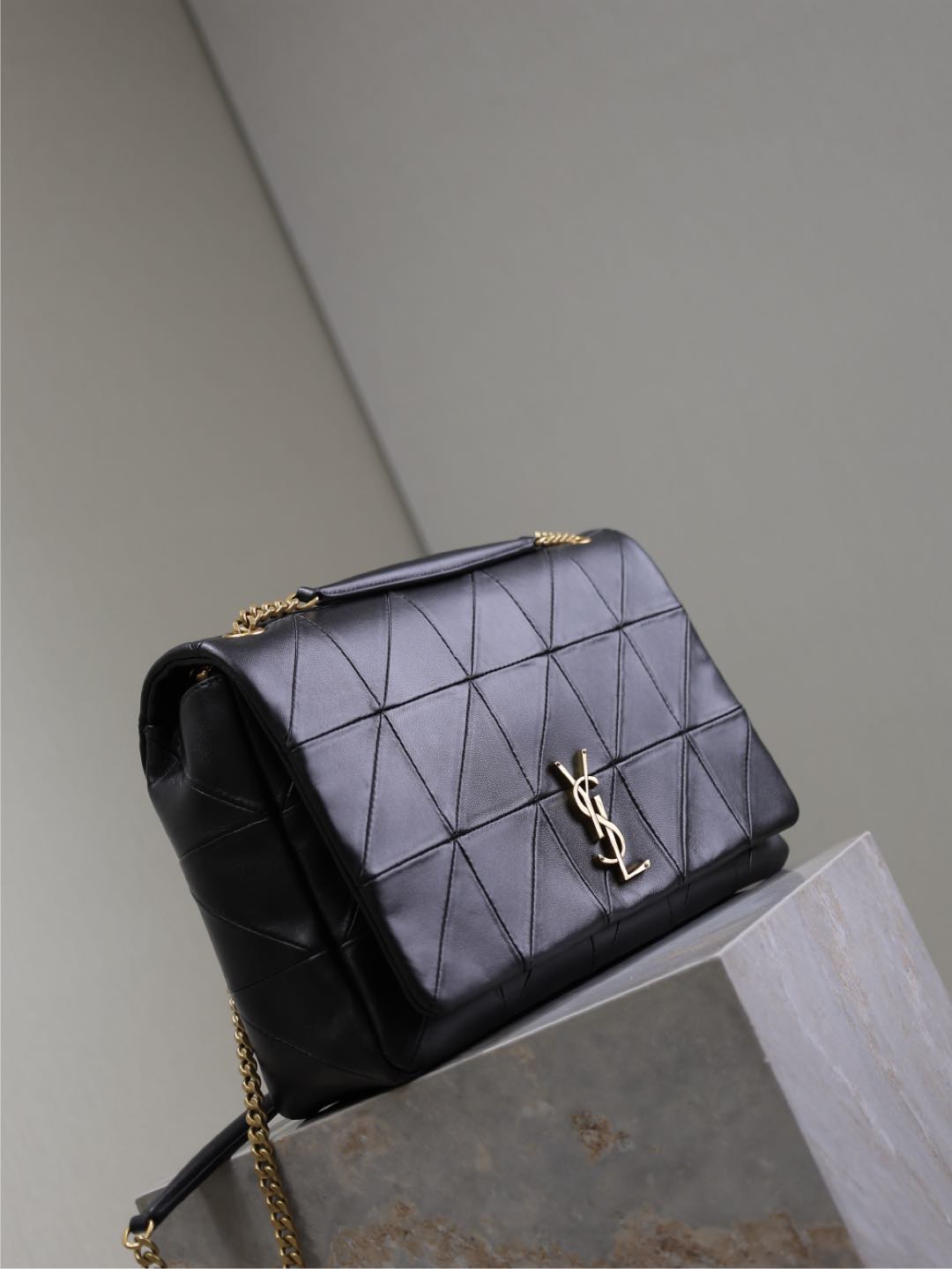 [TOP] Yves Saint Laurent YSL Jamie Bag 33×22×7.5cm/25x15x7.5cm- Black