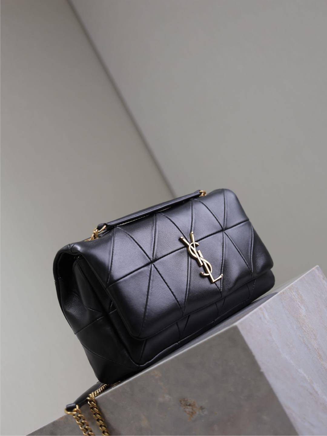 [TOP] Yves Saint Laurent YSL Jamie Bag 33×22×7.5cm/25x15x7.5cm- Black