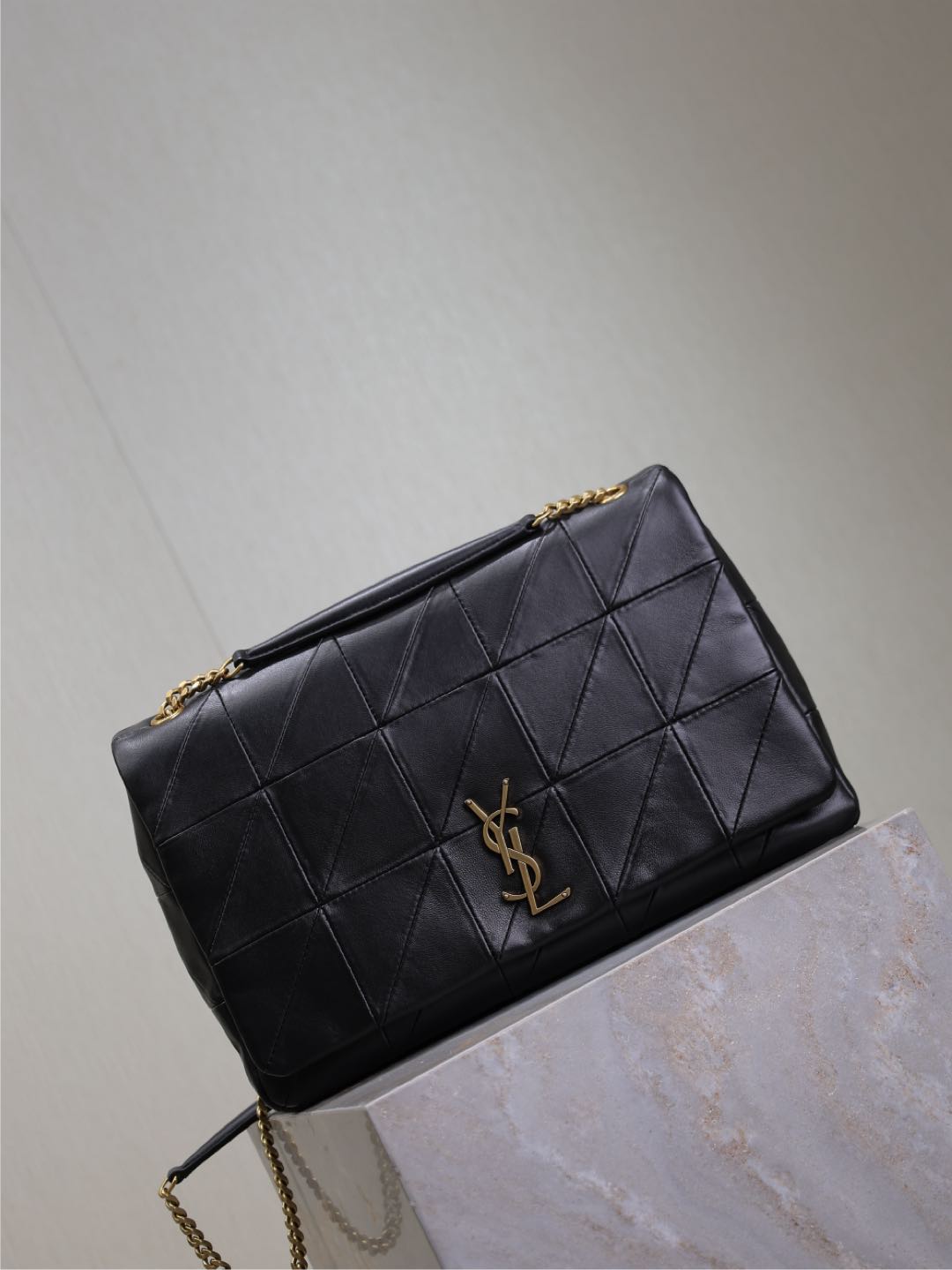 [TOP] Yves Saint Laurent YSL Jamie Bag 33×22×7.5cm/25x15x7.5cm- Black