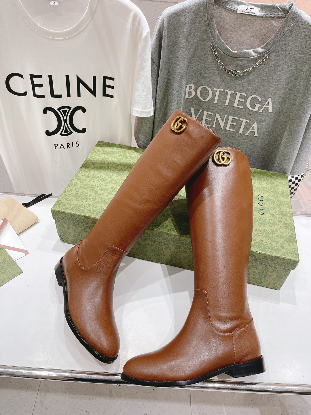 [TOP] GUCCI Boots Calfskin - 2 Color