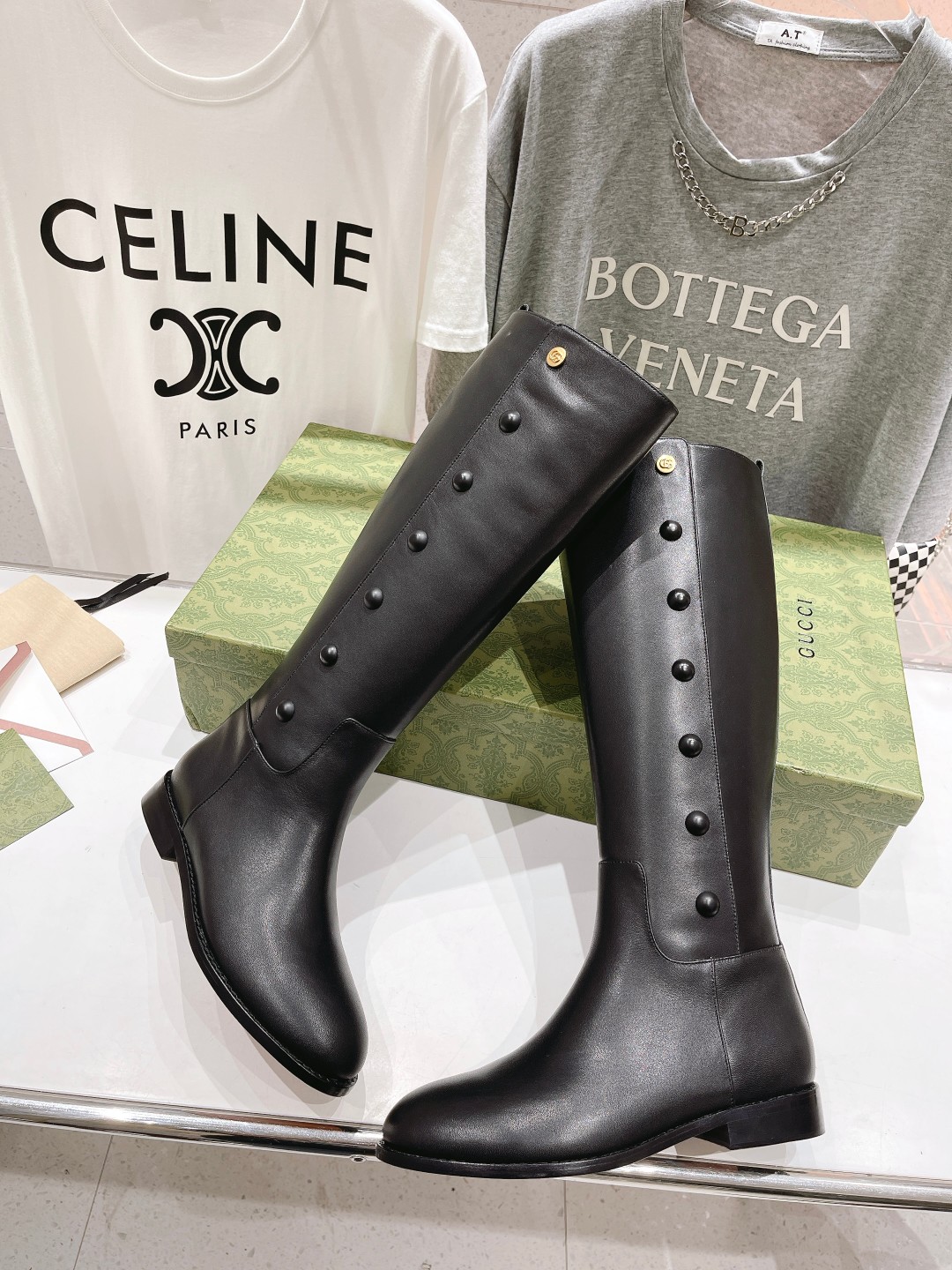 [TOP] GUCCI Boots Calfskin - 2 Color