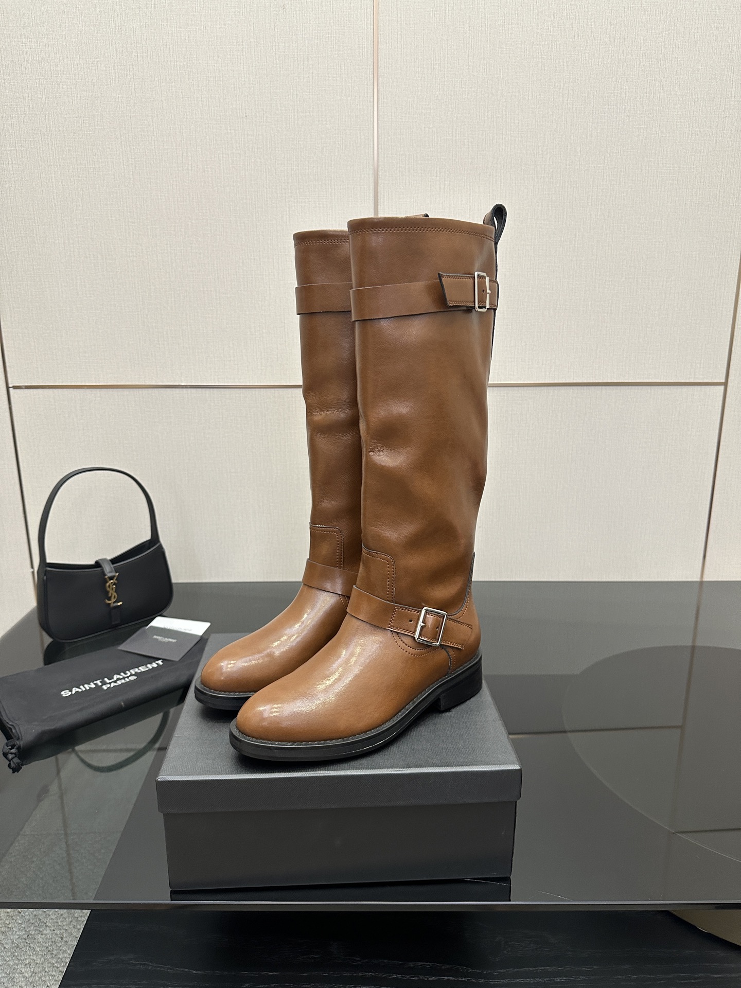 [TOP] Yves Saint Laurent YSL Long Boots Calfskin - 3 Colors