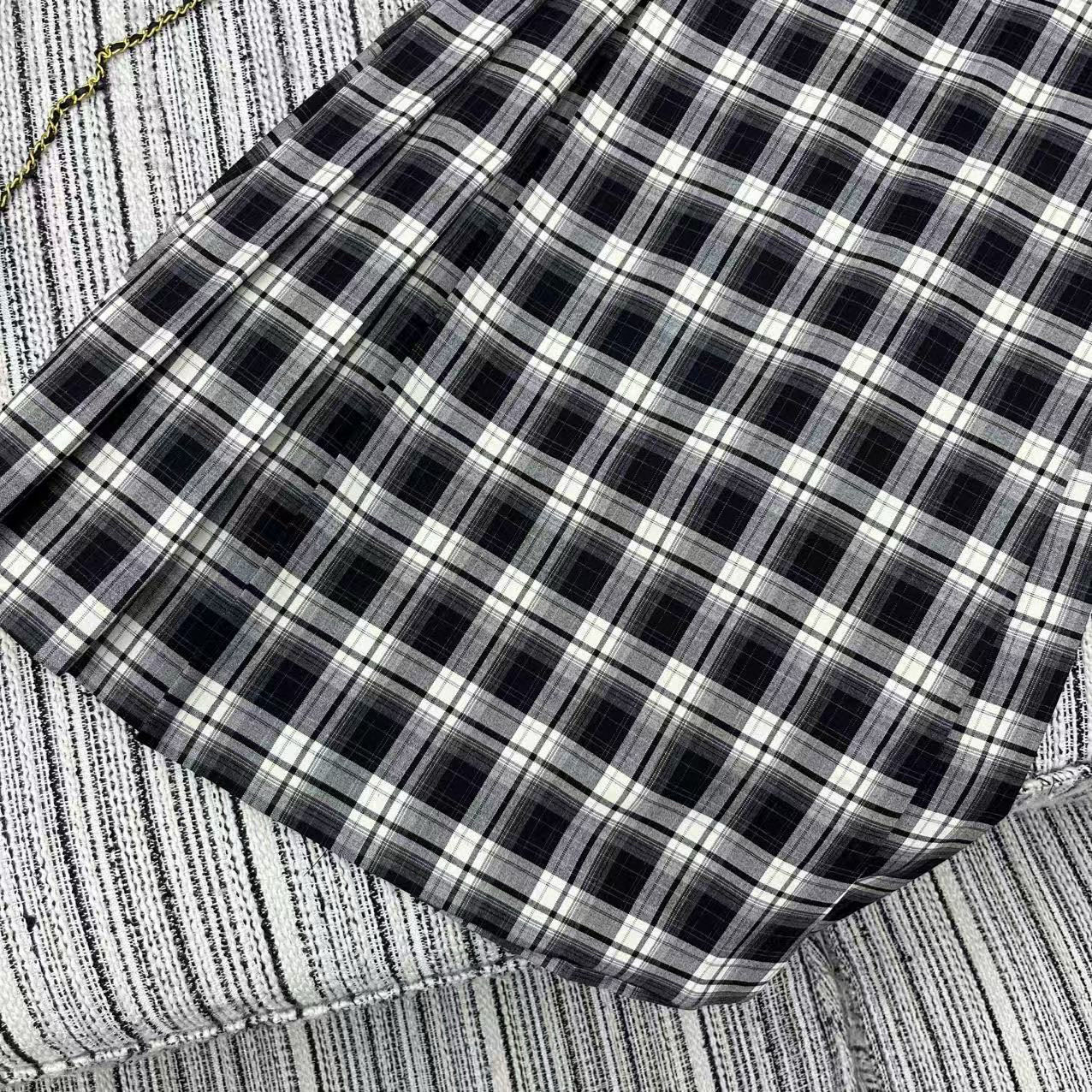 [TOP] LOEWE Jacket + Skirt Set - Black and White