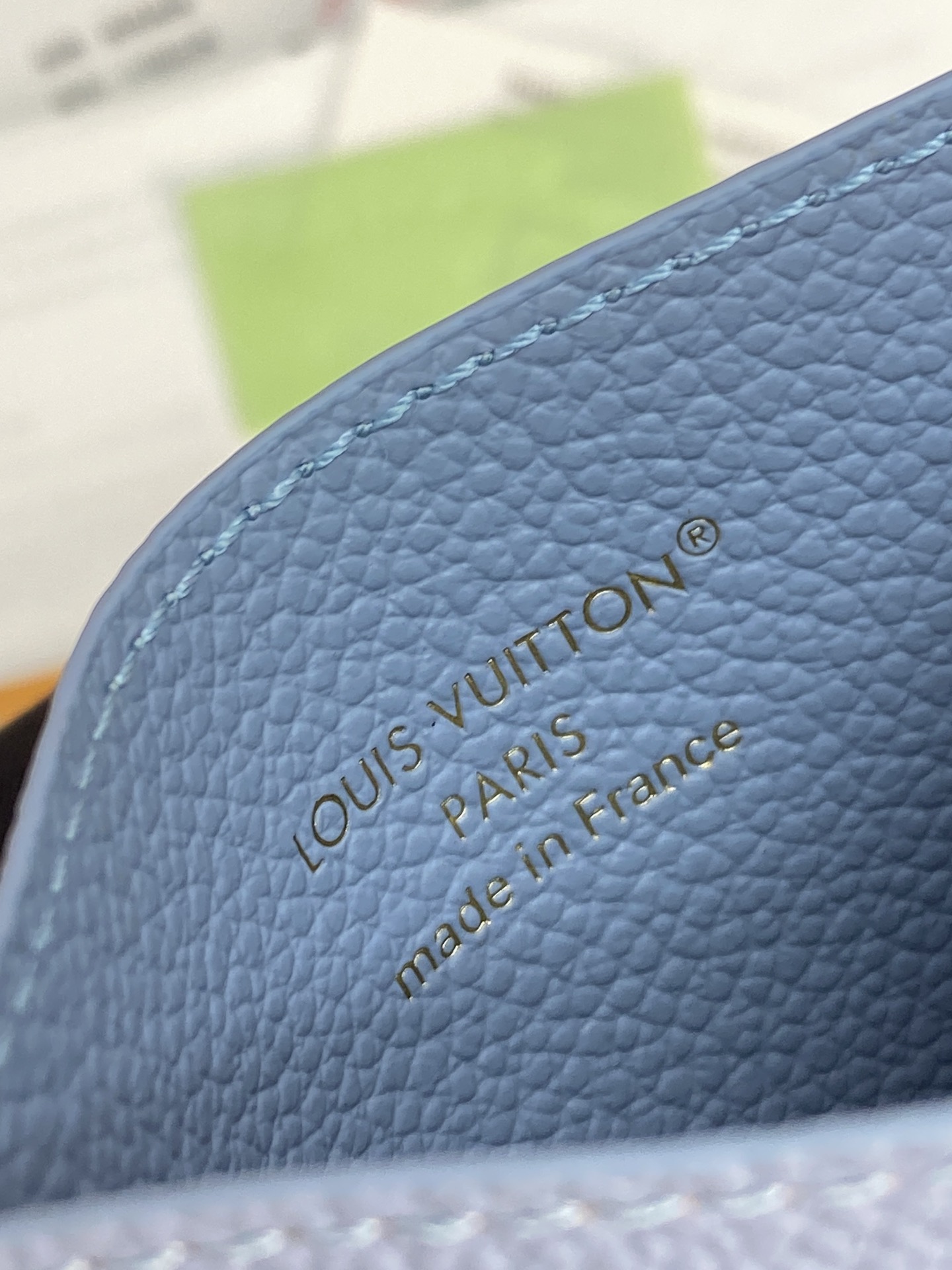 [TOP] Louis Vuitton LV Ski Charms Card Holder 10.2x7.3x0.3cm - Blue