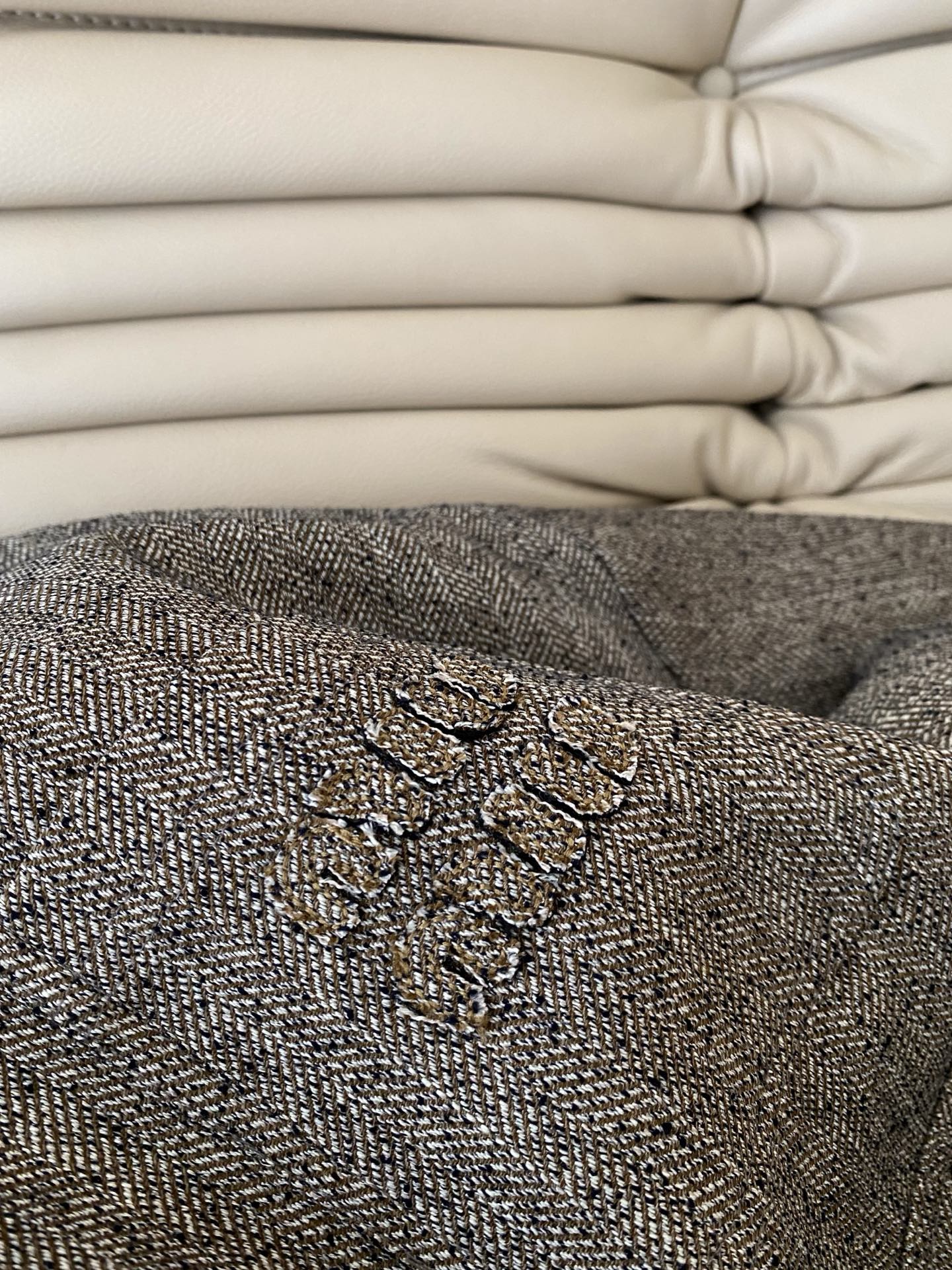 [TOP] Miu Miu Jacket + Skirt Set - Gray