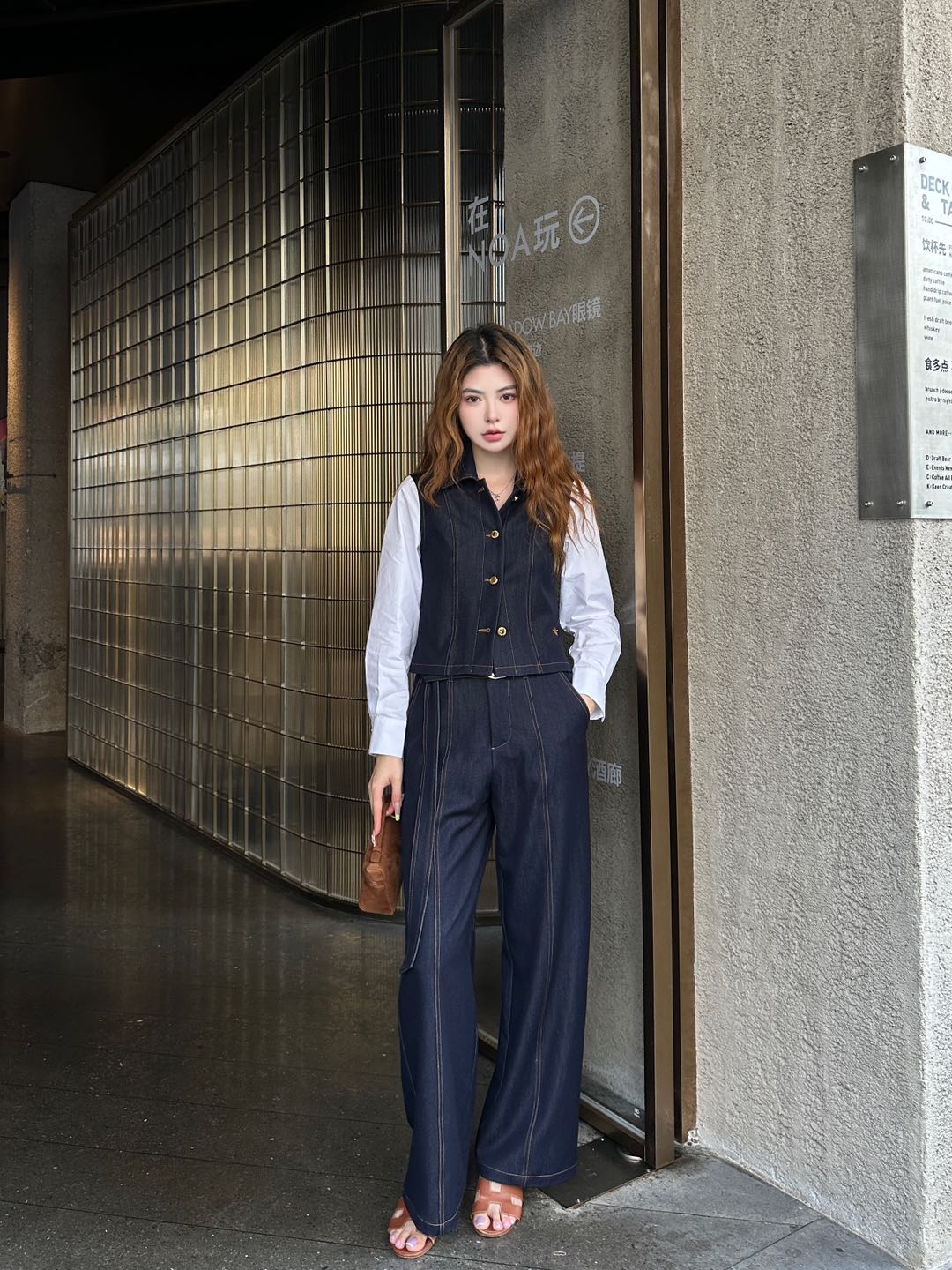 [TOP] Christian Dior Shirt + Pants Set - Navy Blue