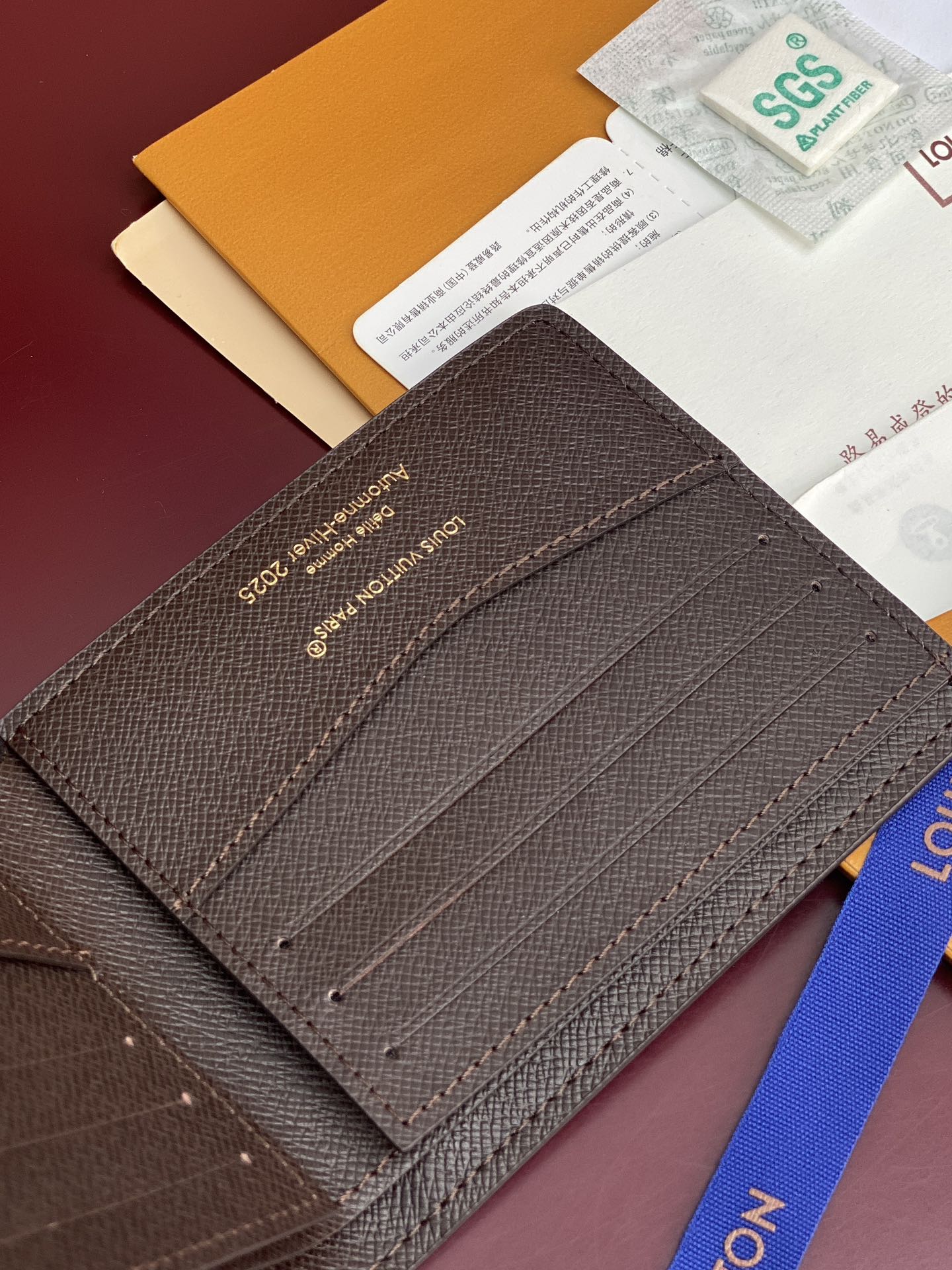 [TOP] Louis Vuitton LV Monogram Landscape Slender Wallet 11x8.5x2cm - Brown