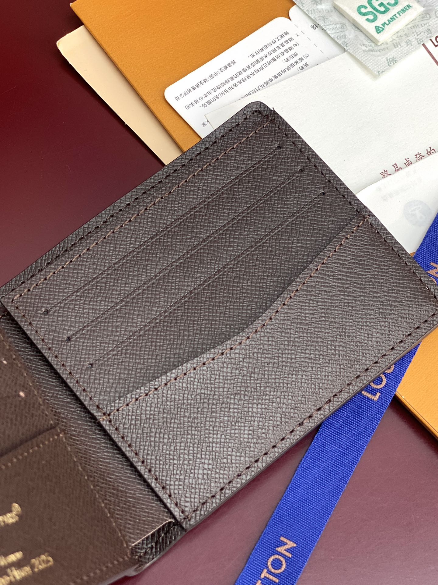 [TOP] Louis Vuitton LV Monogram Landscape Slender Wallet 11x8.5x2cm - Brown