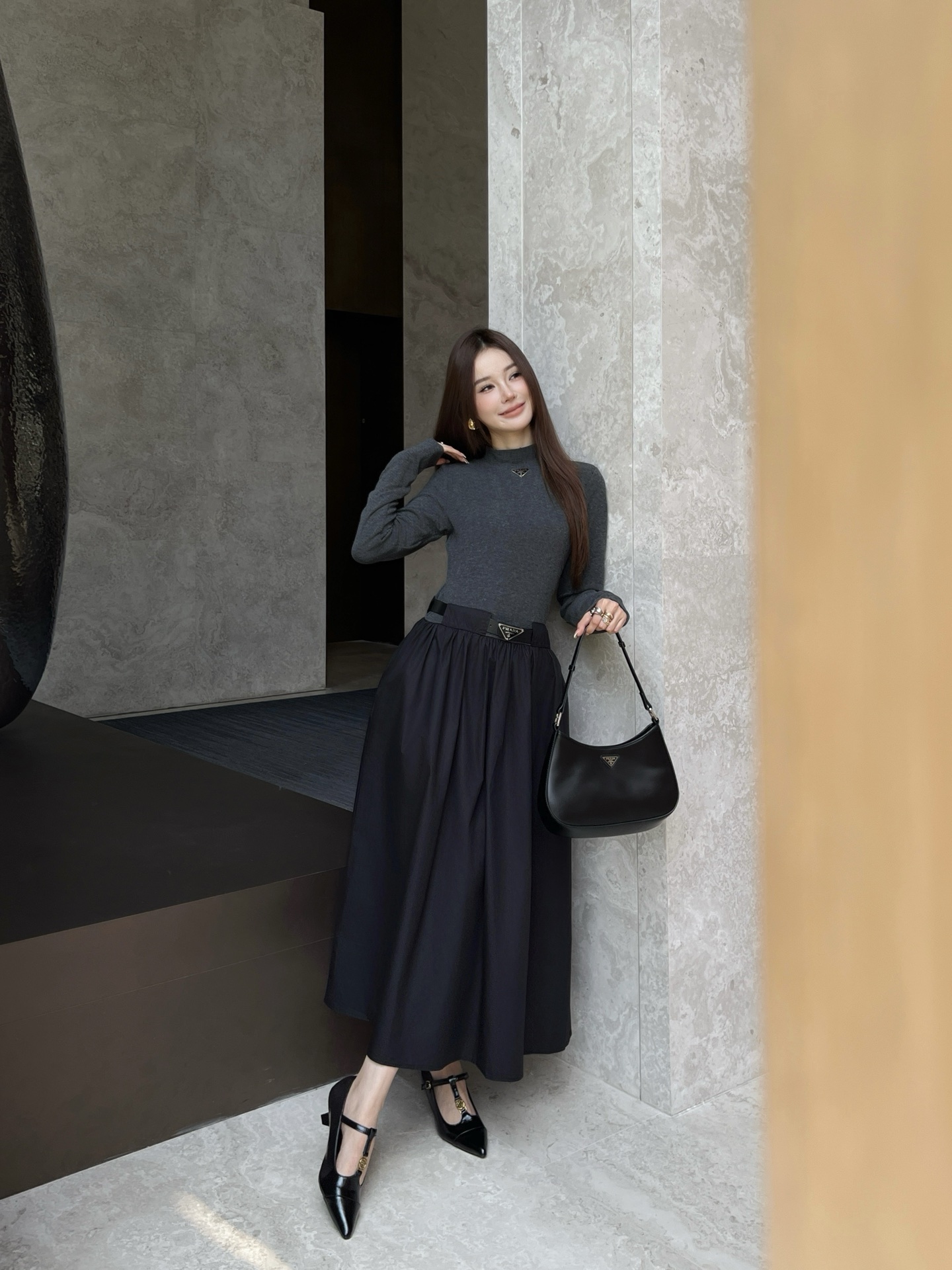 [TOP] PRADA Dress - Black