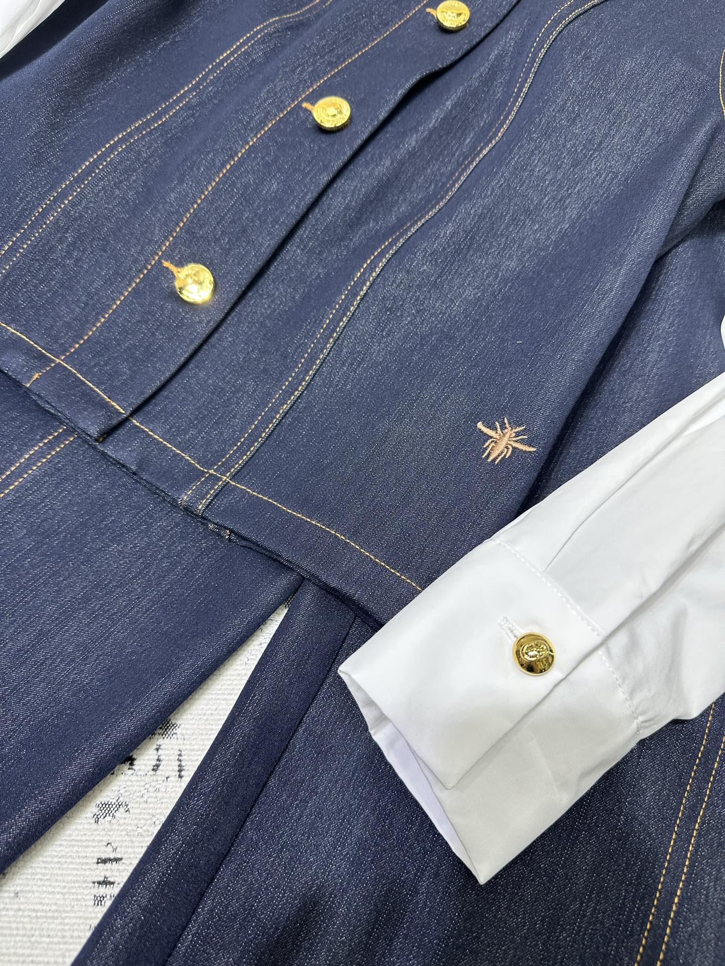 [TOP] Christian Dior Shirt + Pants Set - Navy Blue