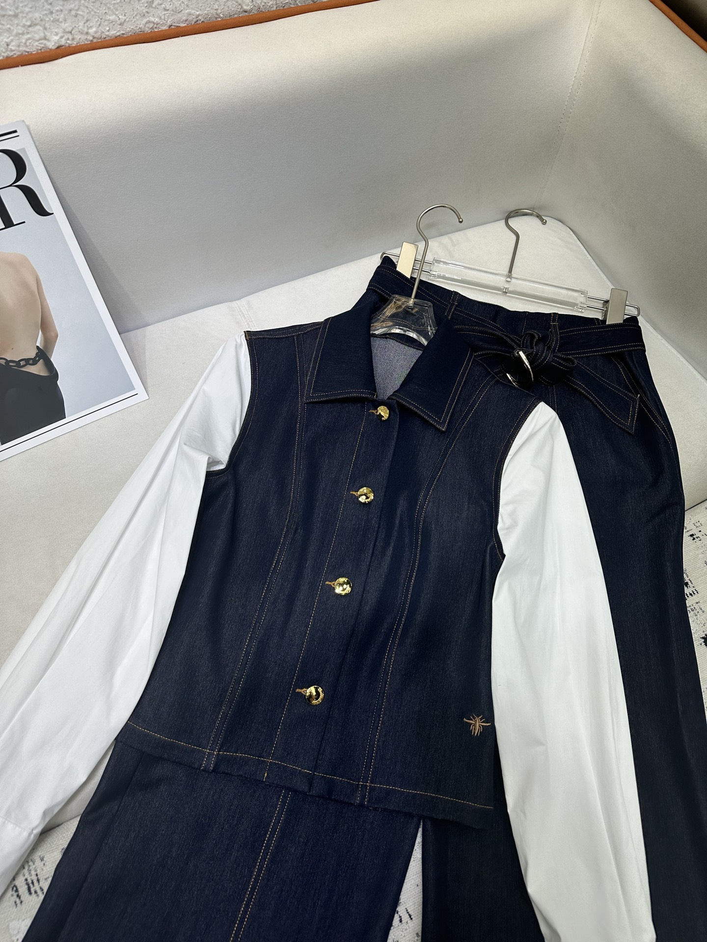[TOP] Christian Dior Shirt + Pants Set - Navy Blue